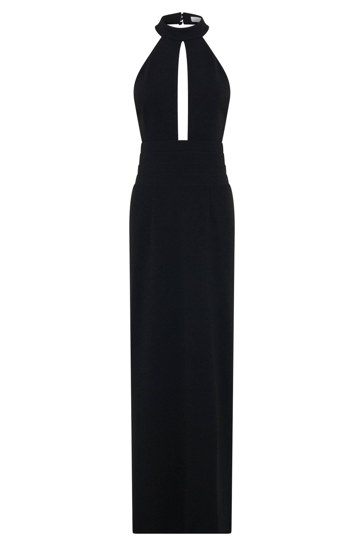 Elan Stretch Crepe Maxi Dress - Black #7