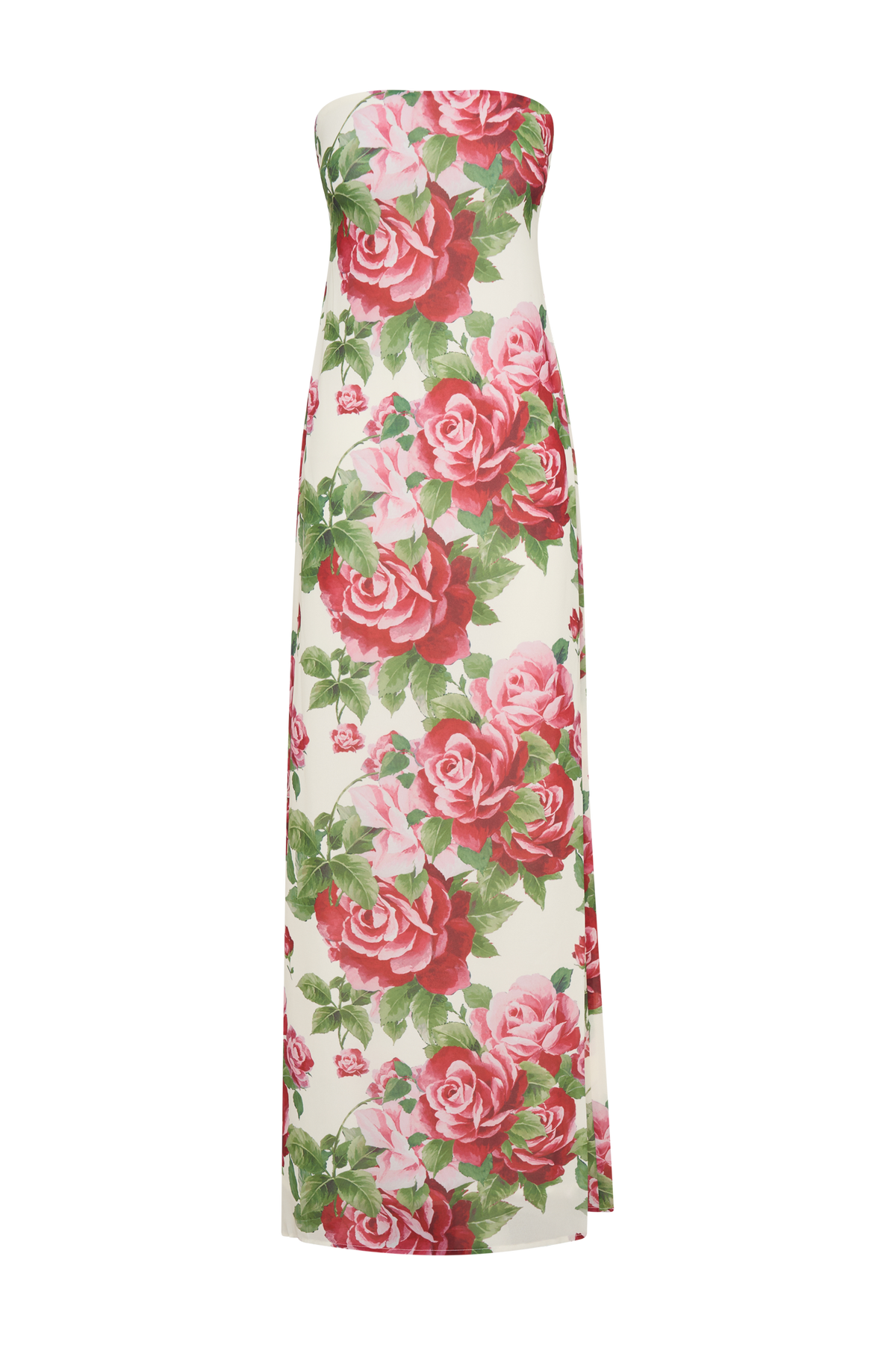 Ella Strapless Chiffon Maxi Dress - Sonia Rose Print #7