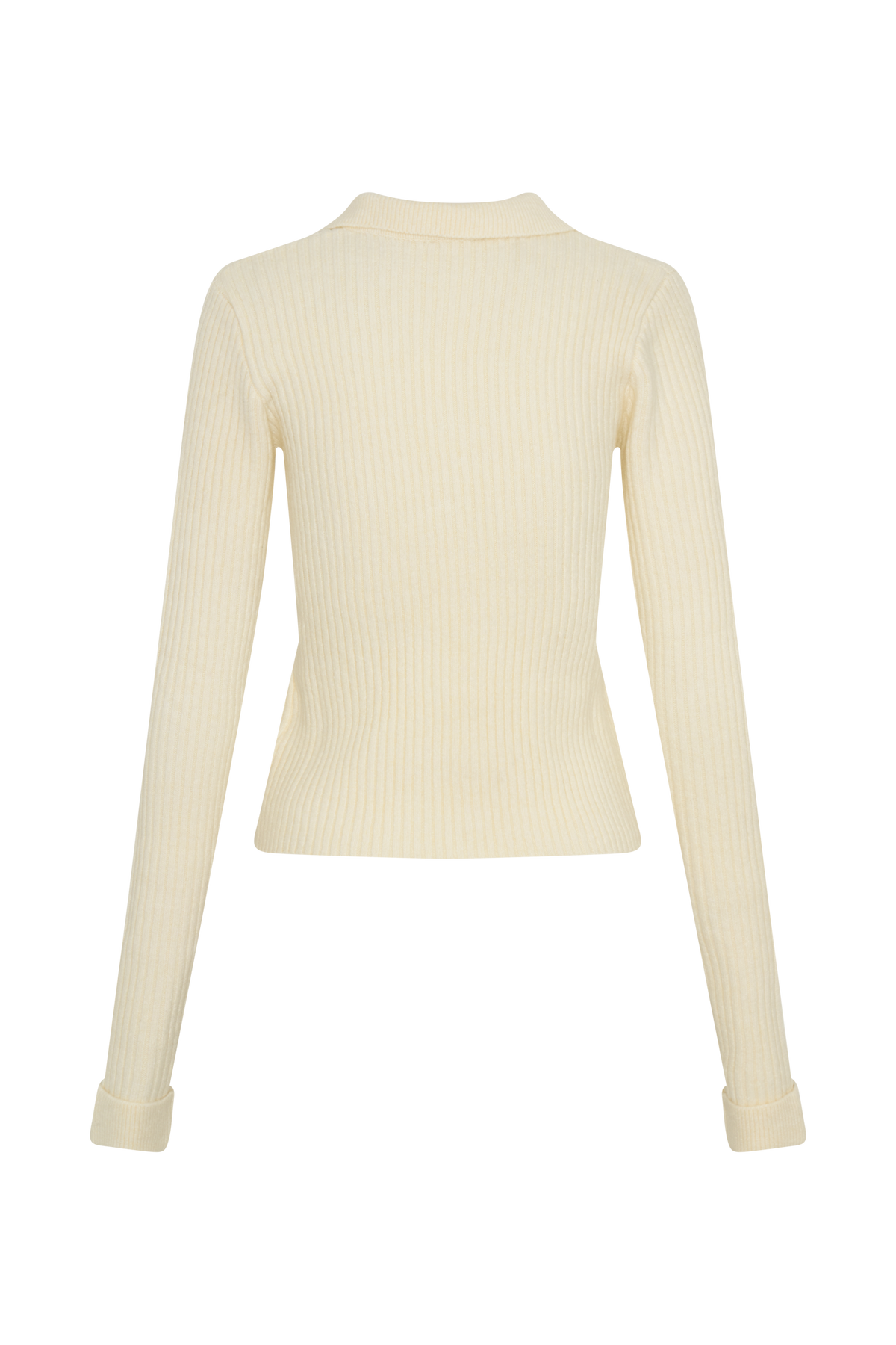 Erin Long Sleeve Button Cardigan - Ivory Marle