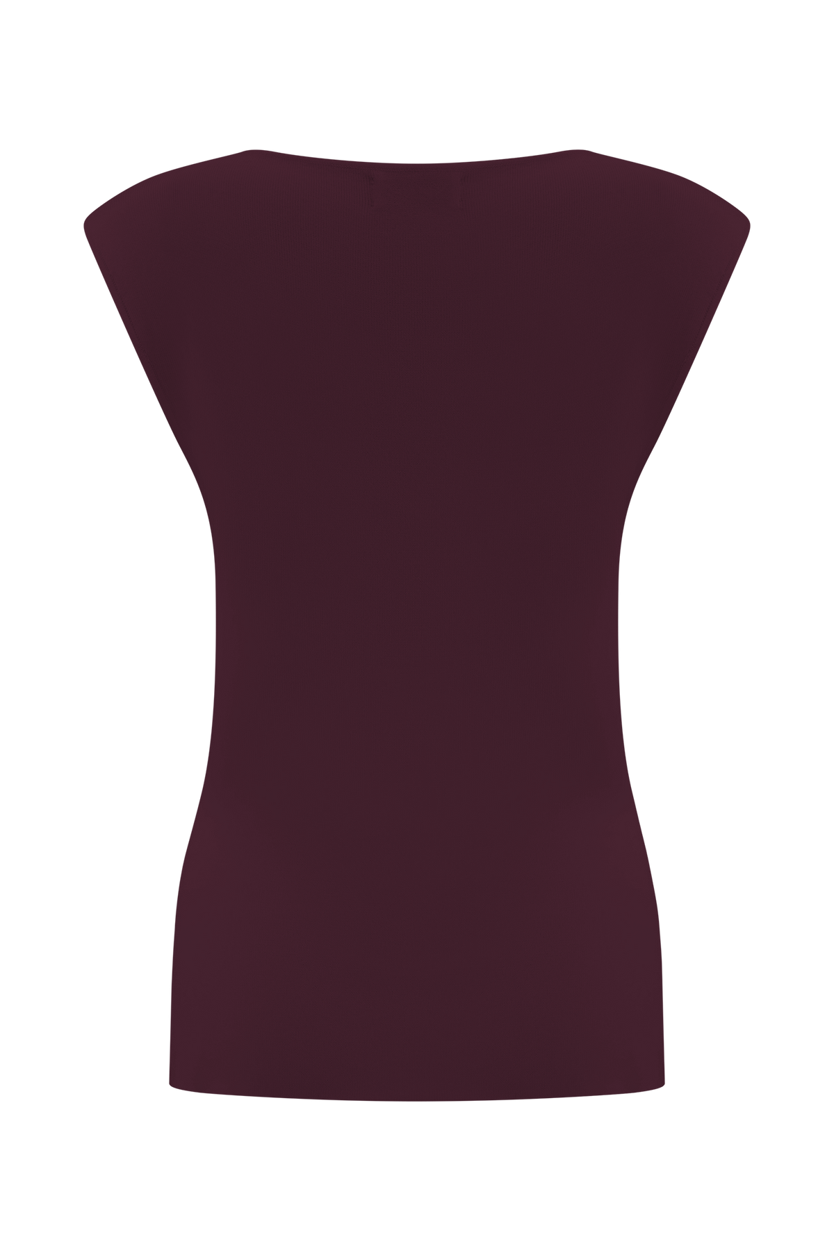 Francisca Cowl Neck Knit Top - Merlot
