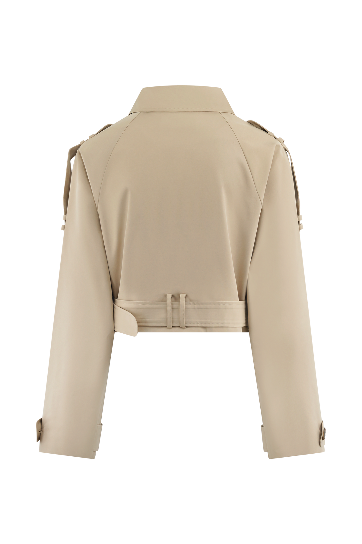 Frank Cropped Collared Jacket - Camel #8