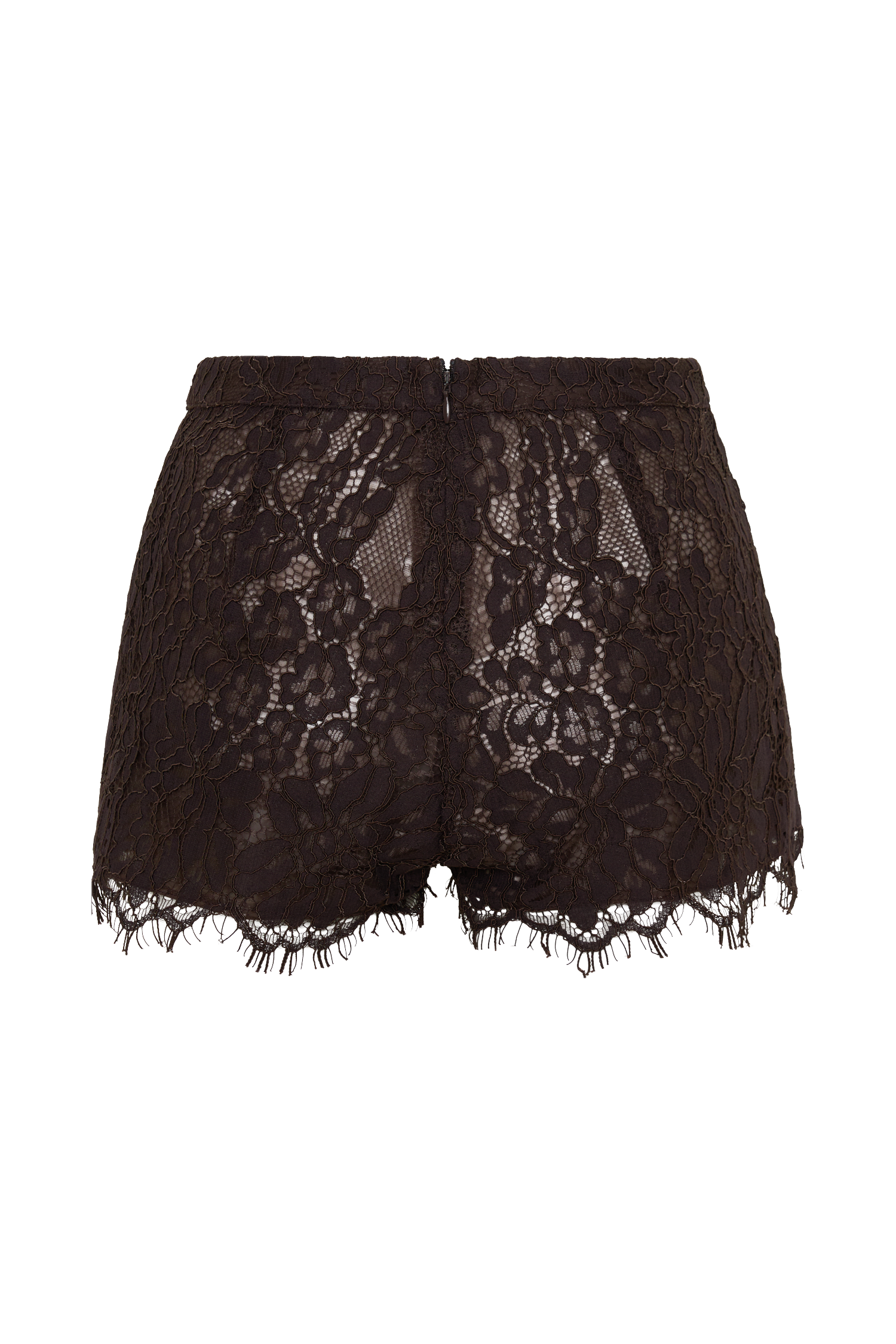 Gigi Lace Mini Shorts - Dark Chocolate #10