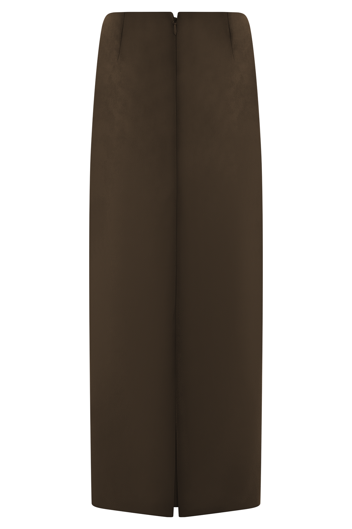 Hayes Faux Suede Midi Skirt - Chocolate #9