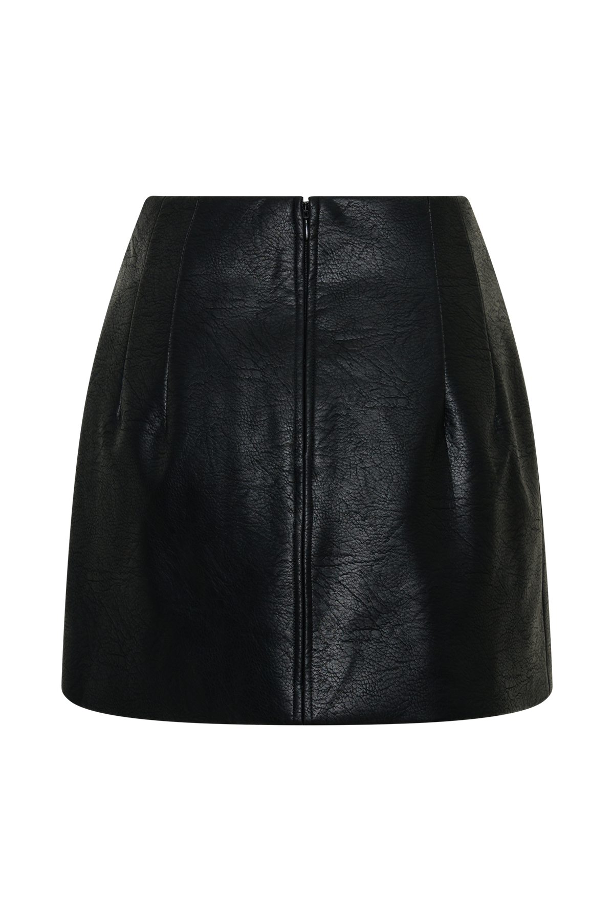 Jemima Faux Leather Mini Skirt - Black #7