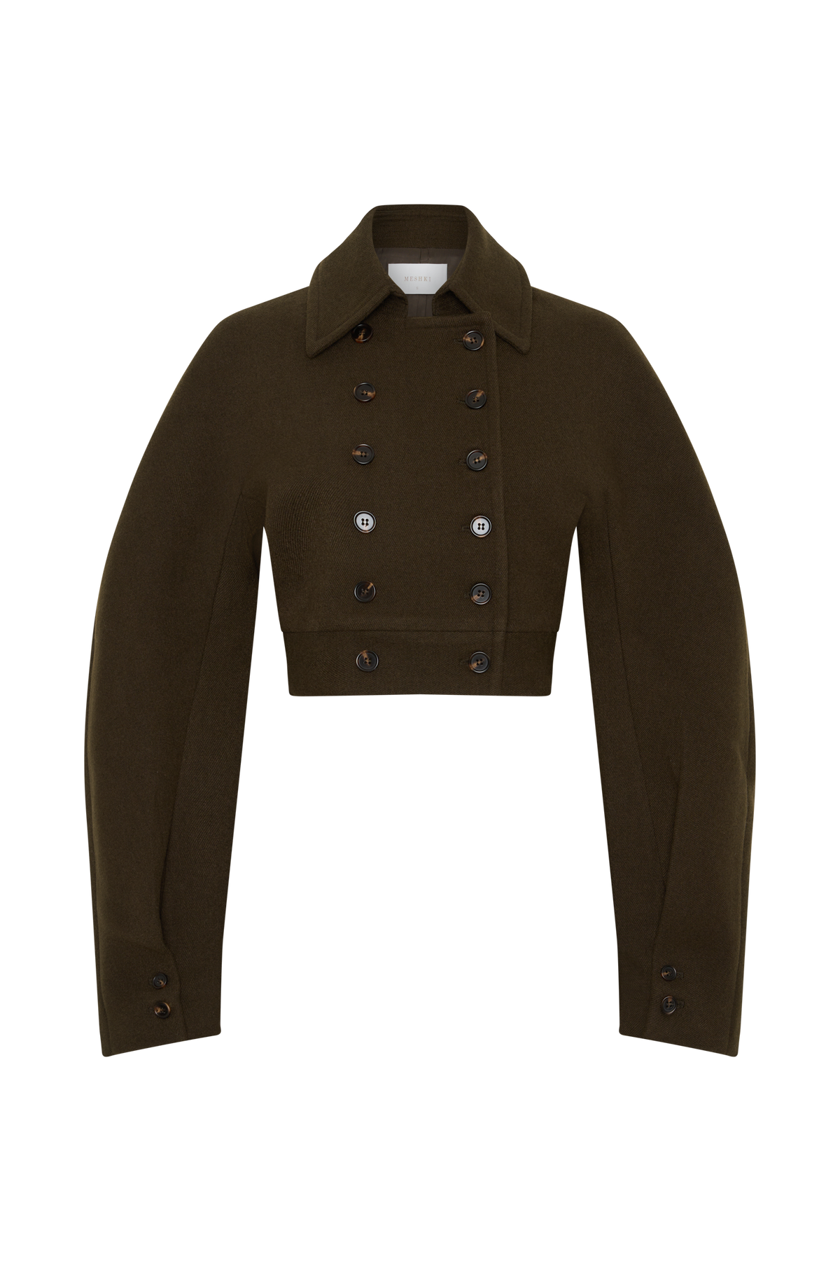 Jemima Cropped Jacket - Chocolate #10