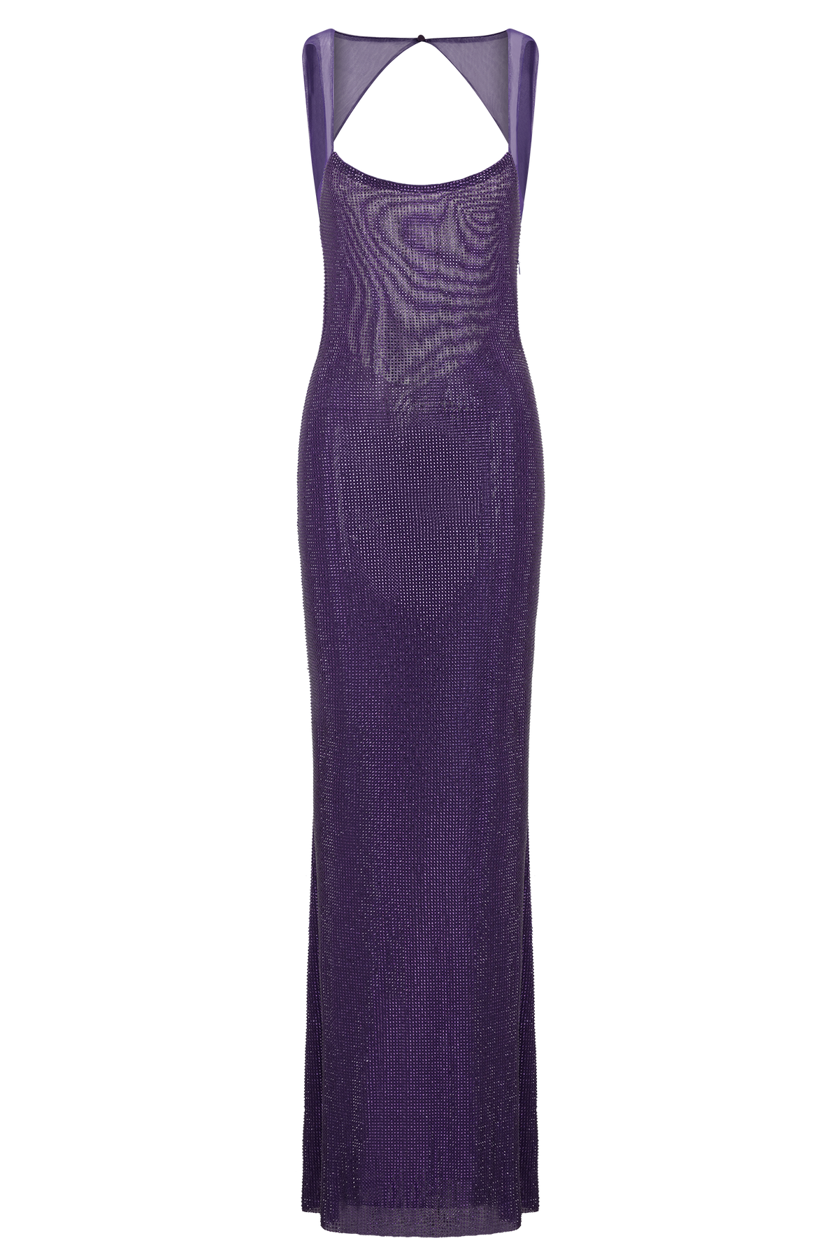 Jasmyn Hot Fix Maxi Dress With Mesh Back - Purple #8