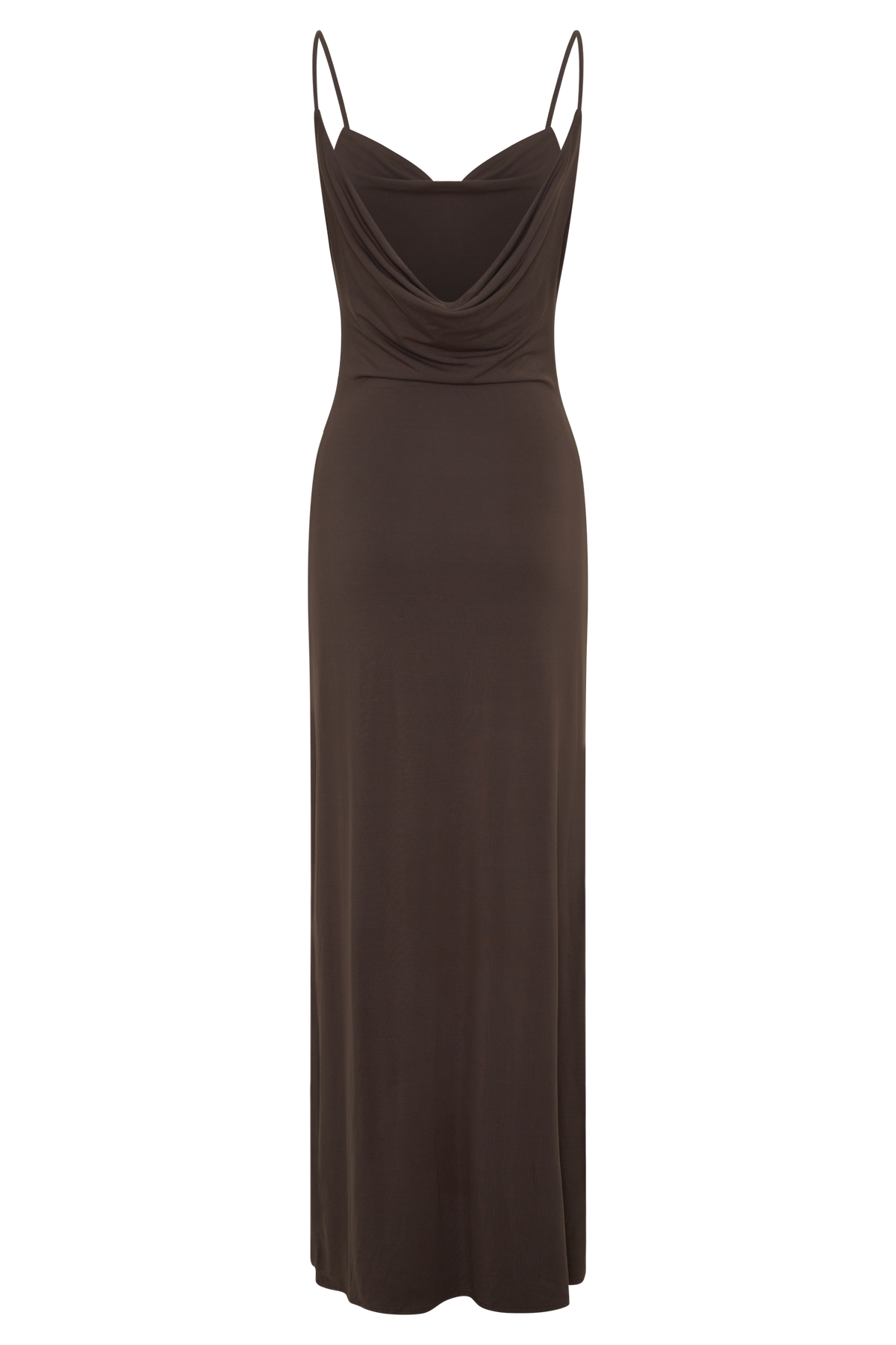 Joni Cowl Maxi Dress - Bitter Chocolate #7
