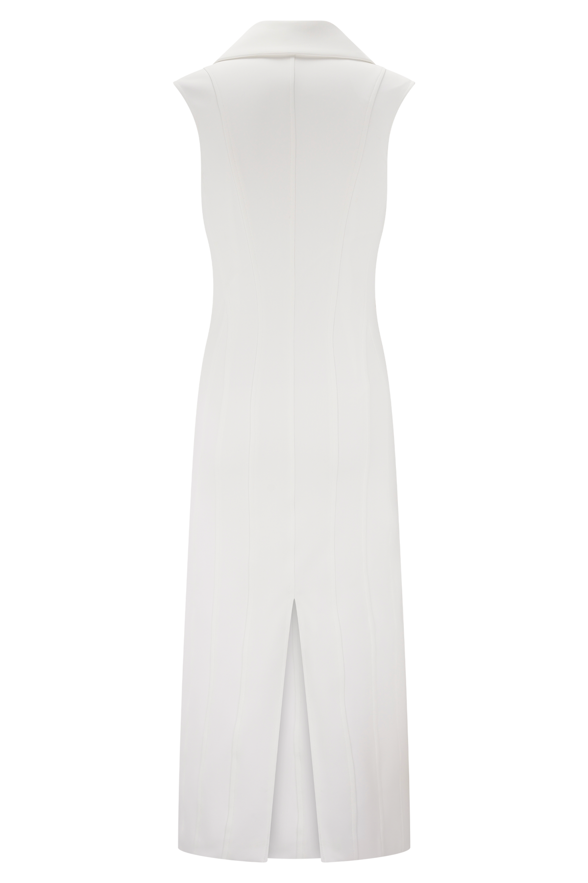 Keagan Sleeveless Midi Dress - Ivory #6