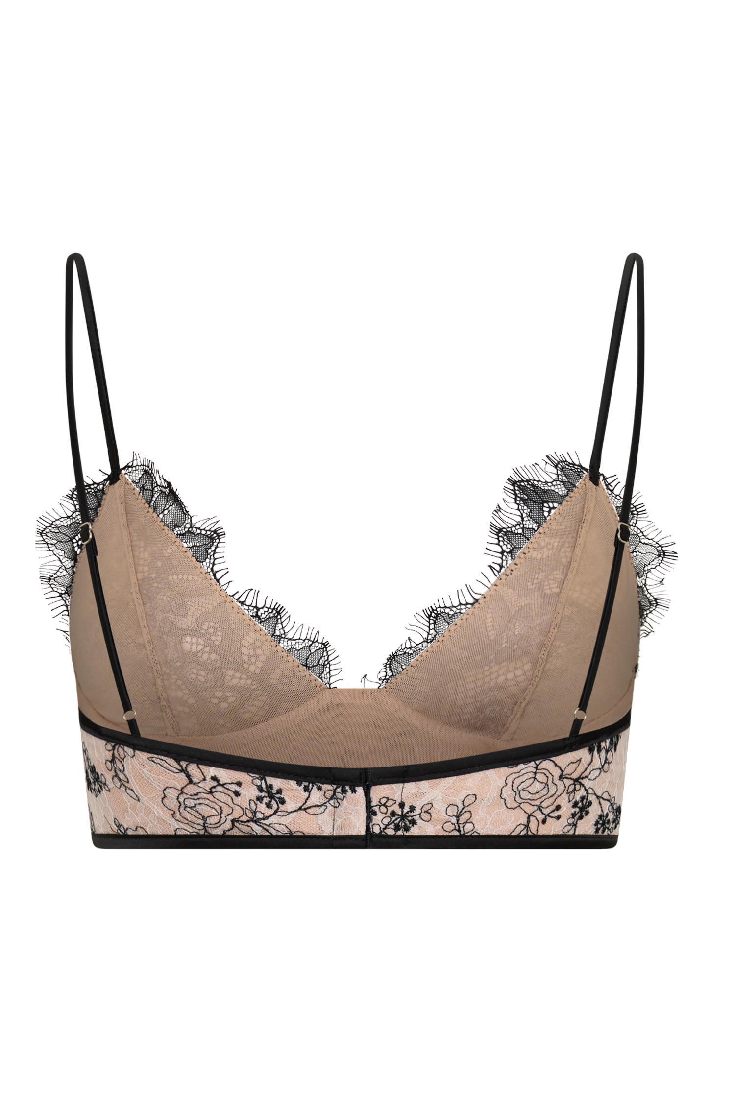 Kimberly Lace Sleeveless Crop Top - Nude Lace #8