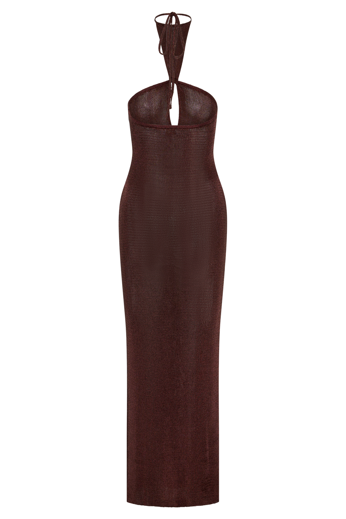 Lane Lurex Knit Maxi Dress - Chocolate #7