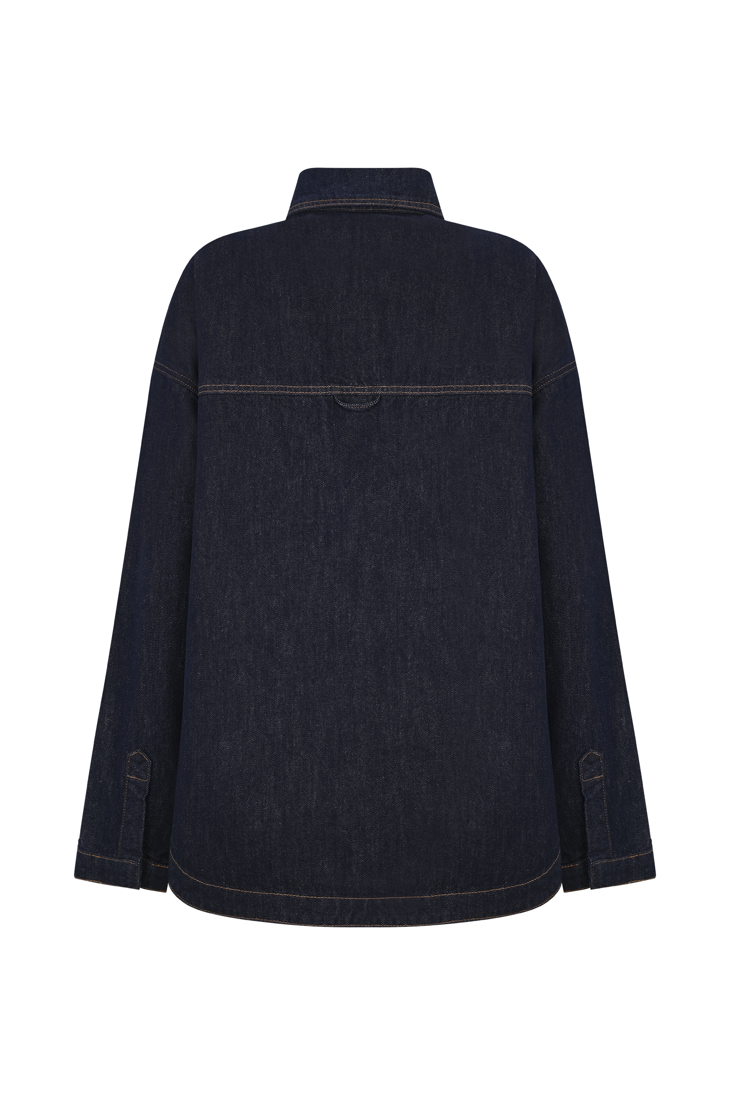 Lioda Oversized Denim Shirt - Washed Indigo Blue #9