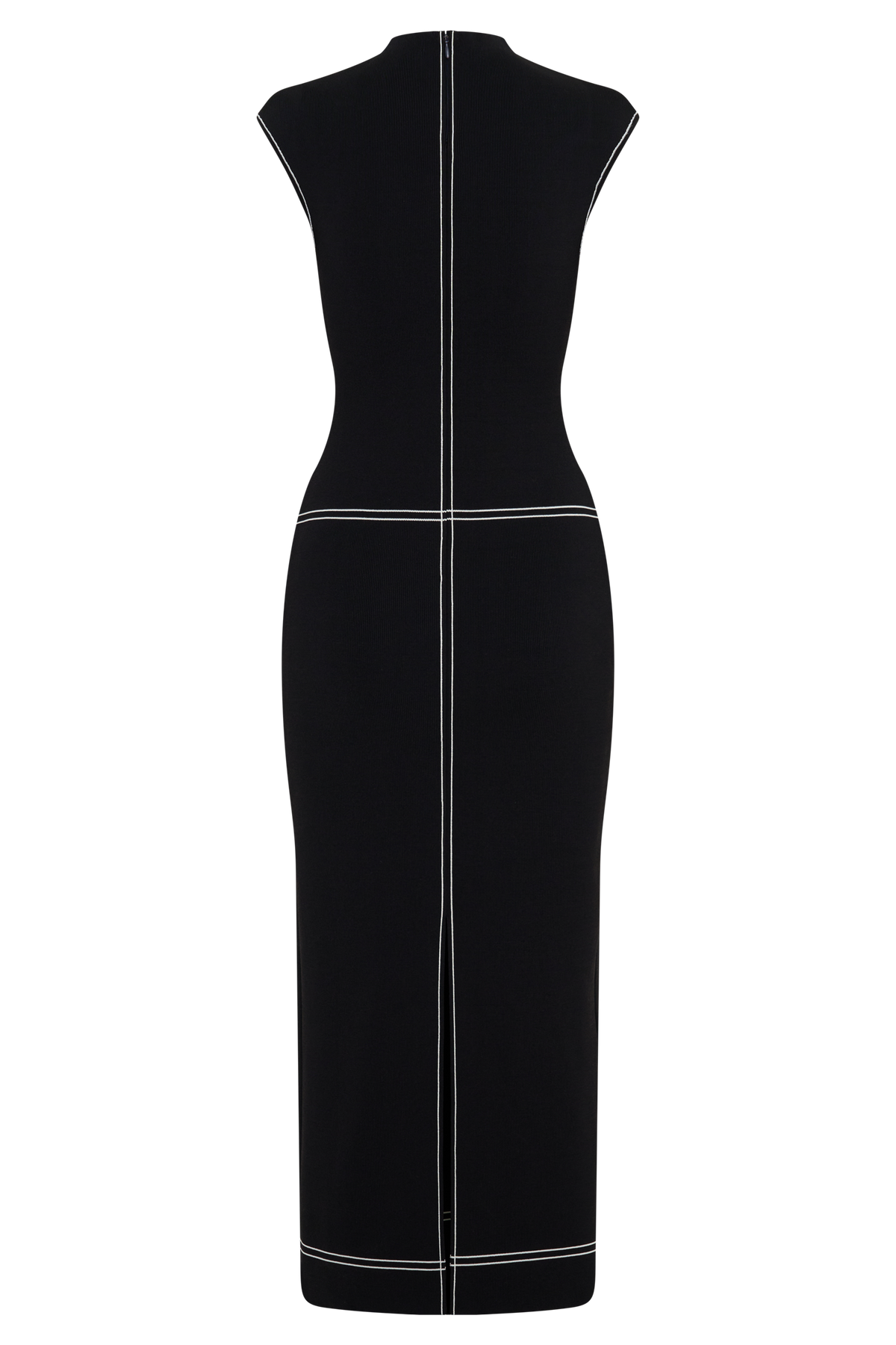 Malone Bandage Knit Midi Dress - Black #8