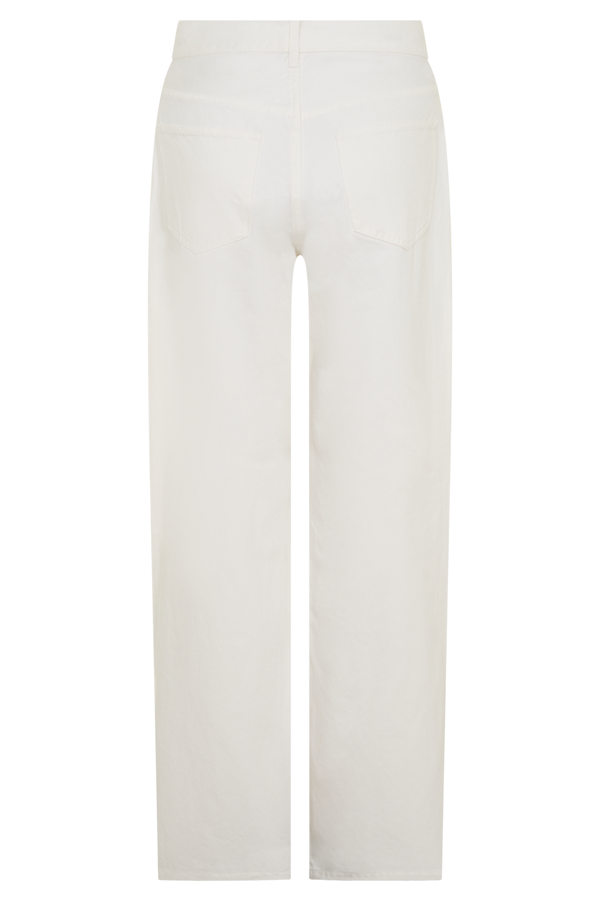 Mannon Mid Rise Denim Jeans - White/Tan #6
