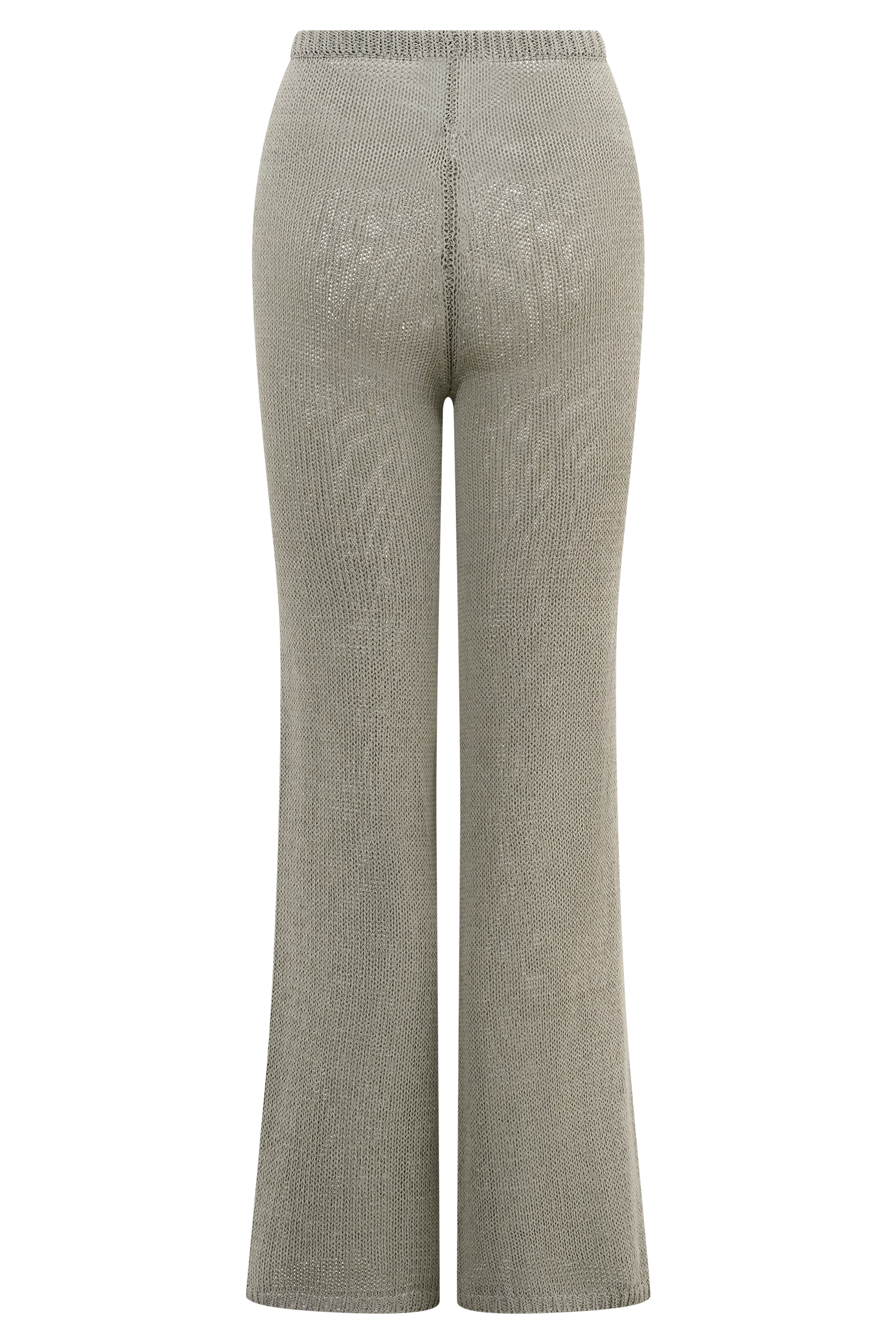Malani Wide Leg Knit Pants - Sage #6