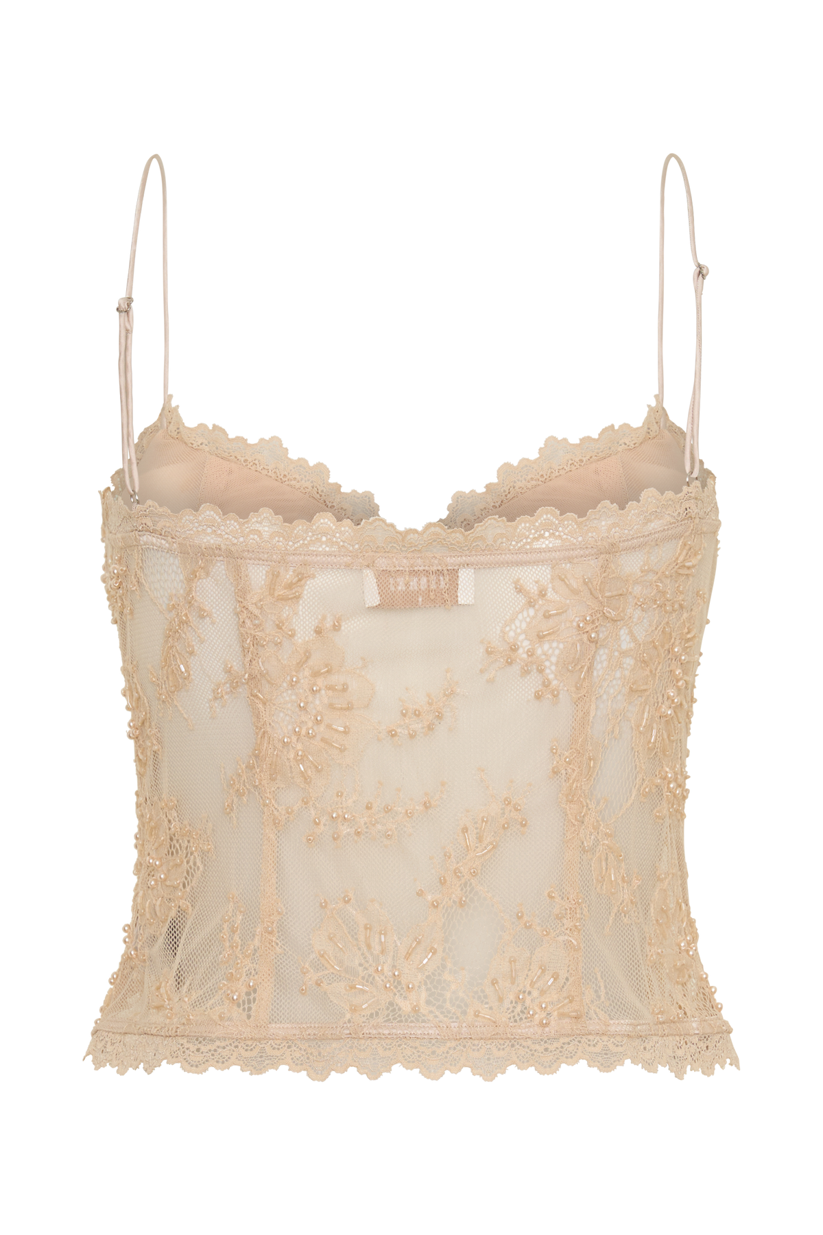 Marcelle Sweetheart Lace Top - Blush Rose Gold #8