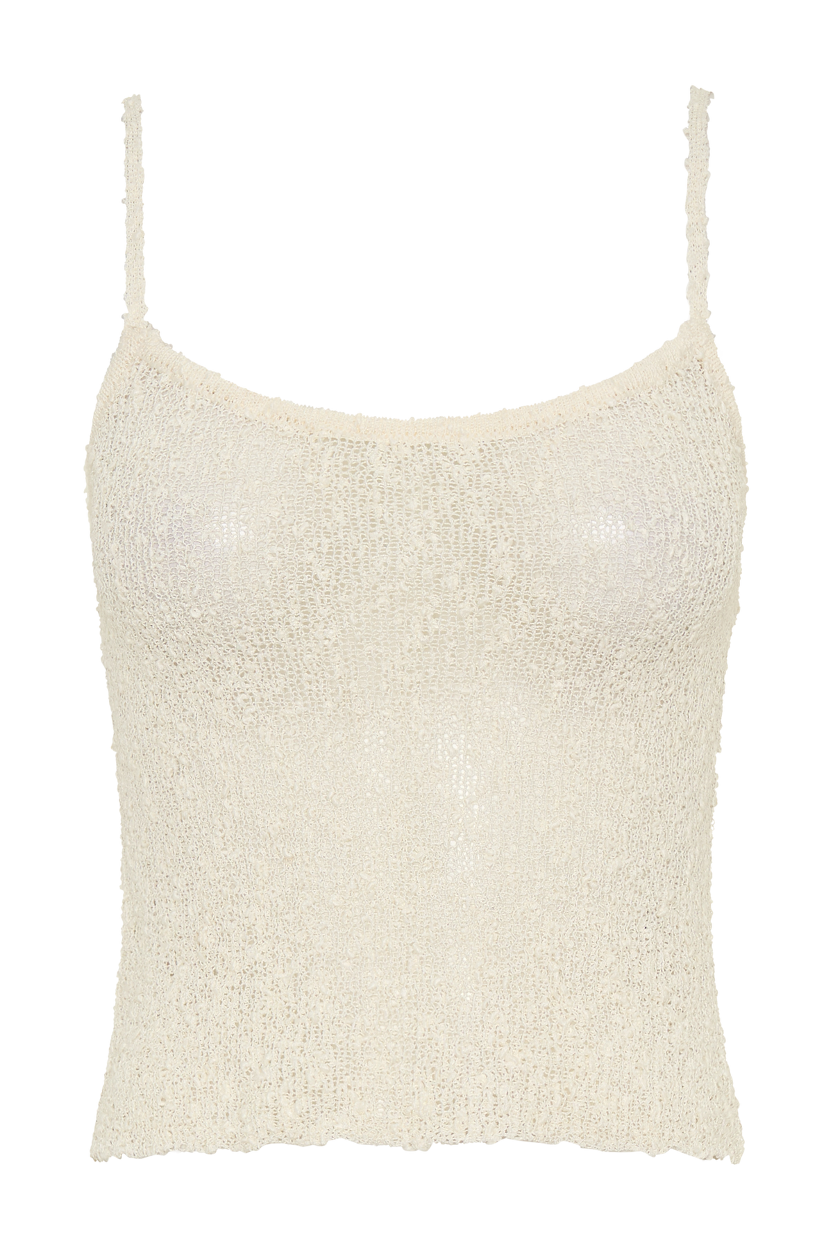 Mattais Boucle Knit Top - Ivory #9