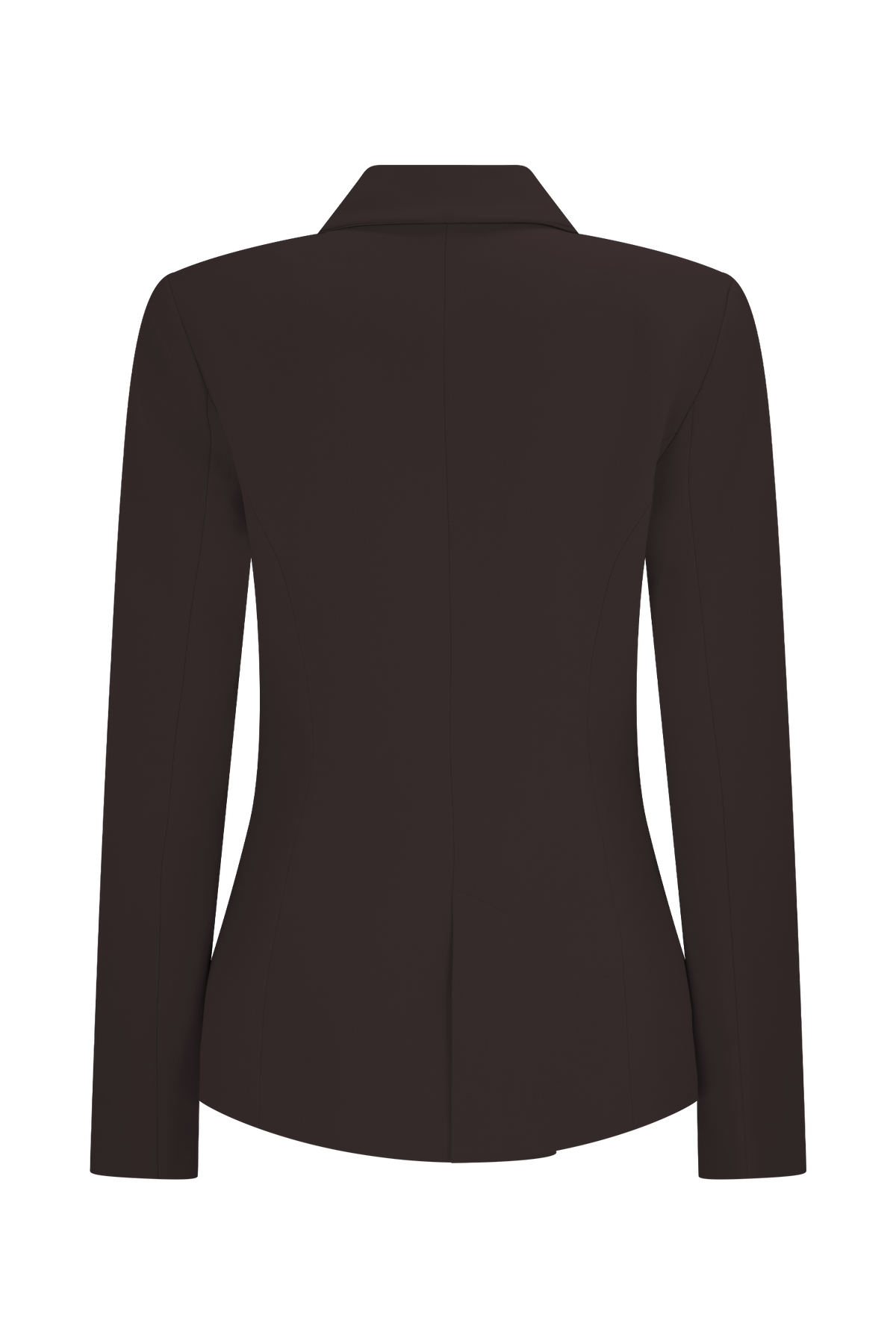 Max Cinched Waist Blazer - Chocolate #9