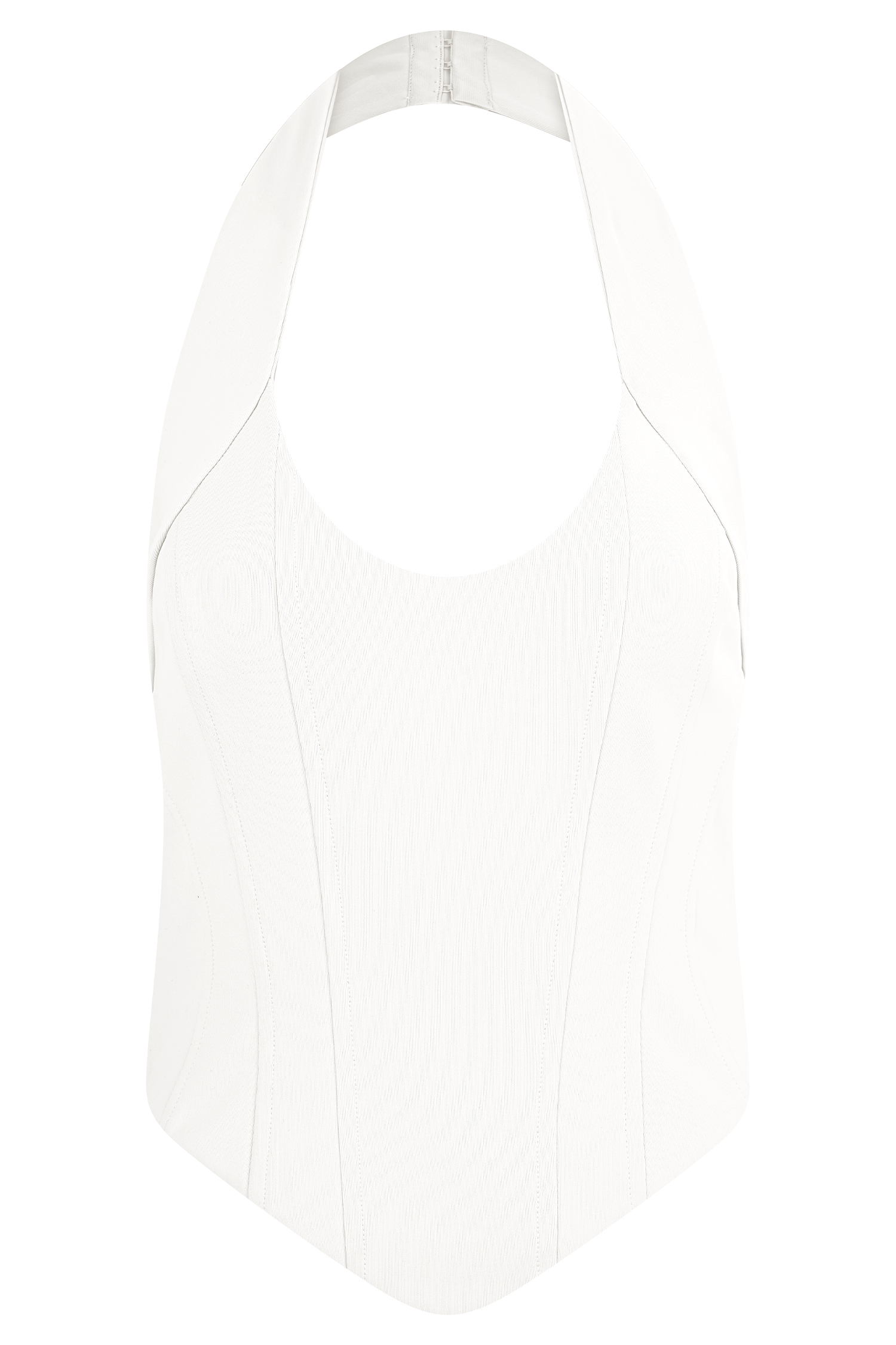 Meadow Corset Halter Top - White #9