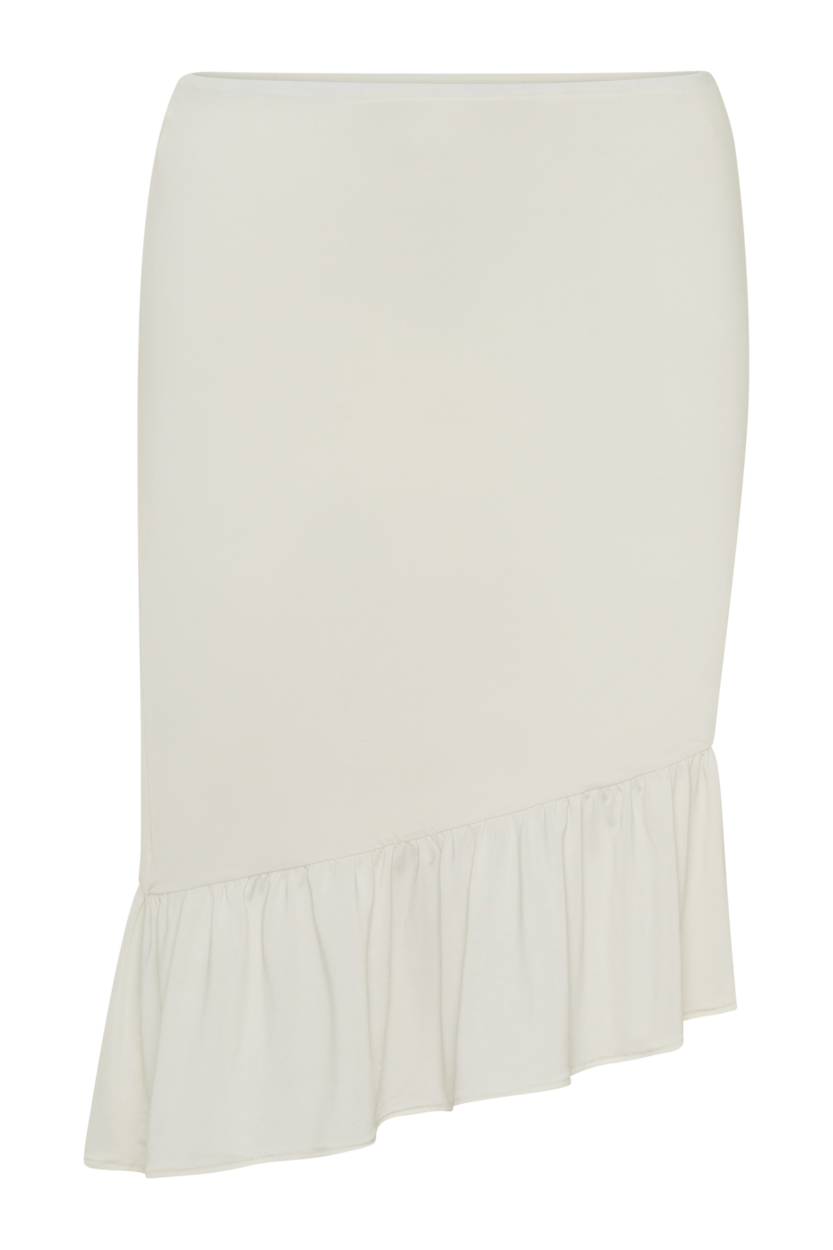 Polina Ruffle Midi Skirt - Ivory #8
