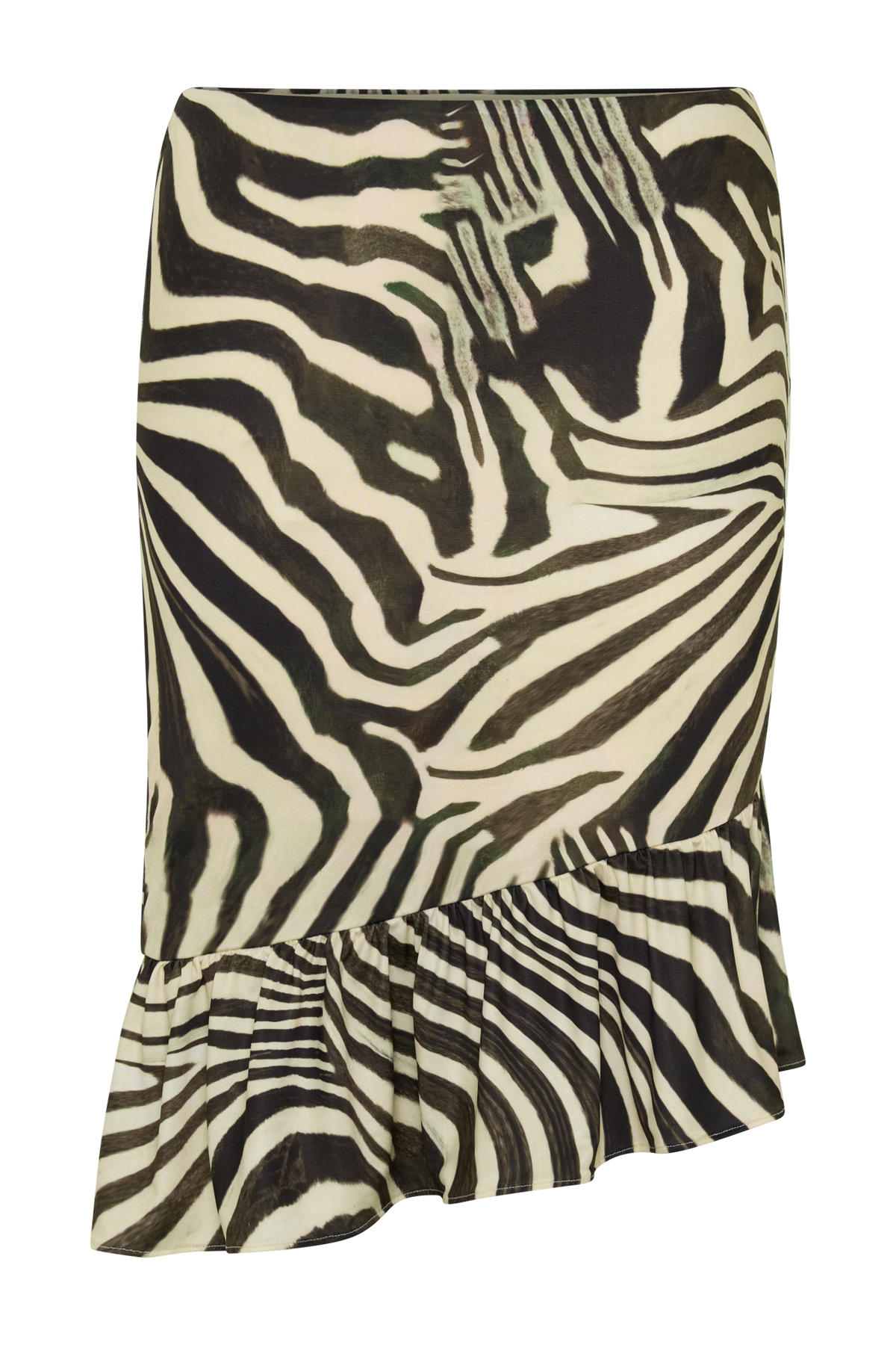 Polina Zebra Printed Midi Skirt - Zebra Print #7
