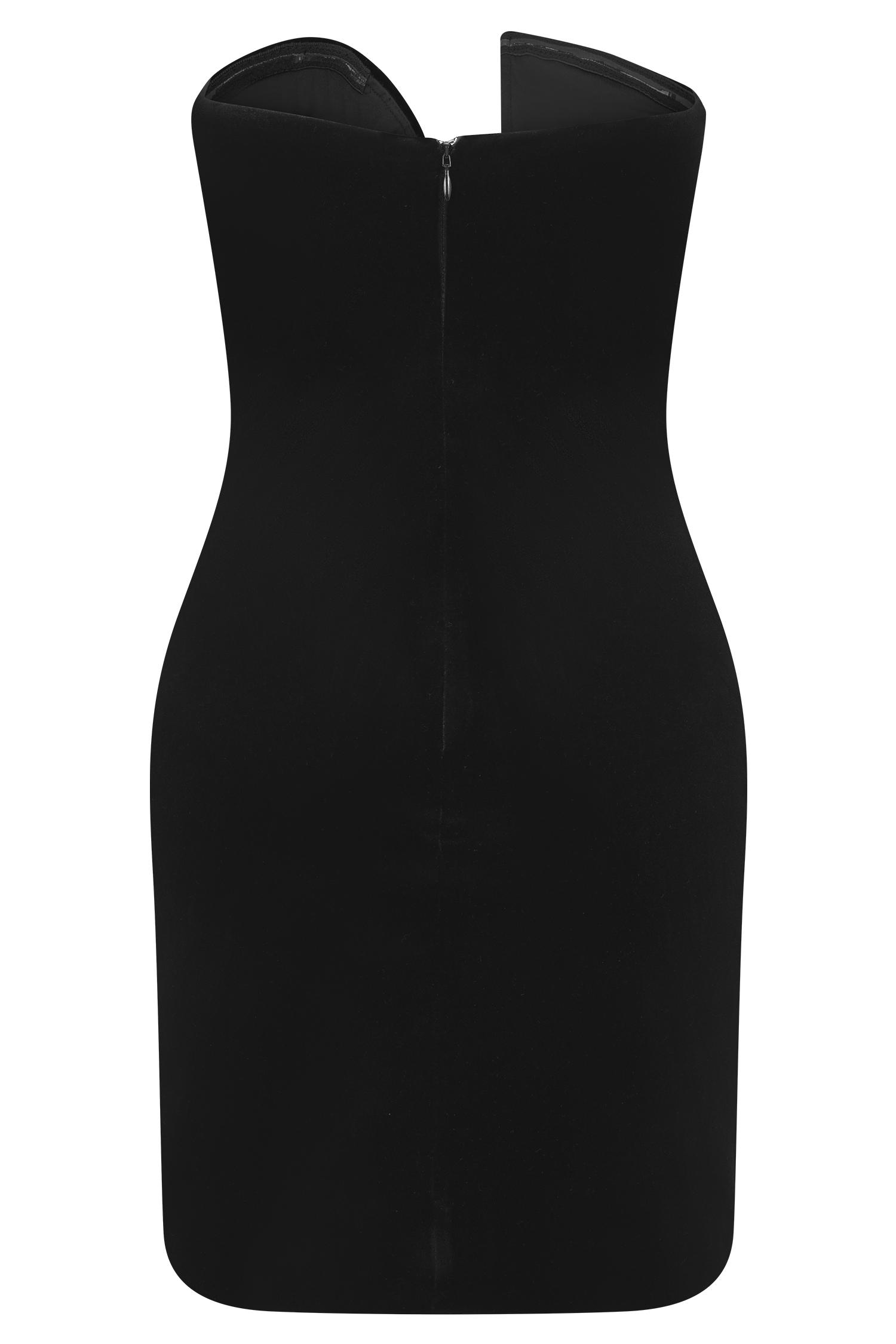 Paulina Velvet Strapless Mini Dress - Black #8