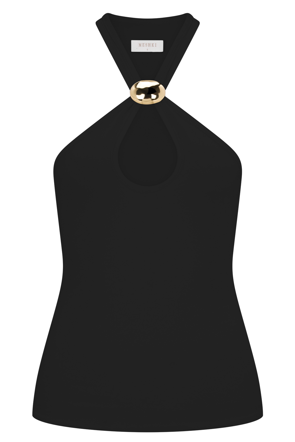 Ramona Modal Tank Top With Hardware - Black #8