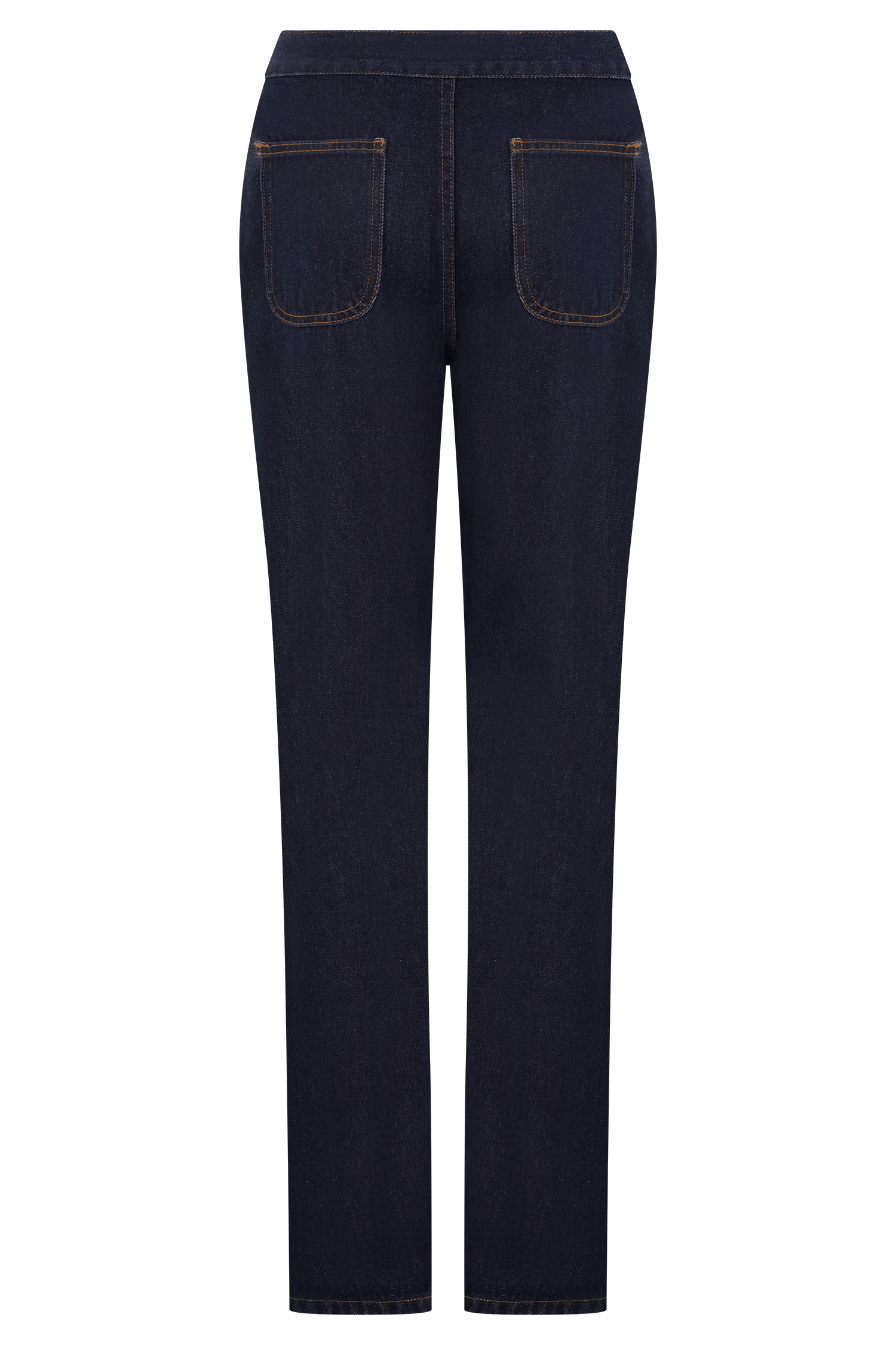 Remington V Front Straight Leg Jeans - Indigo Blue #8