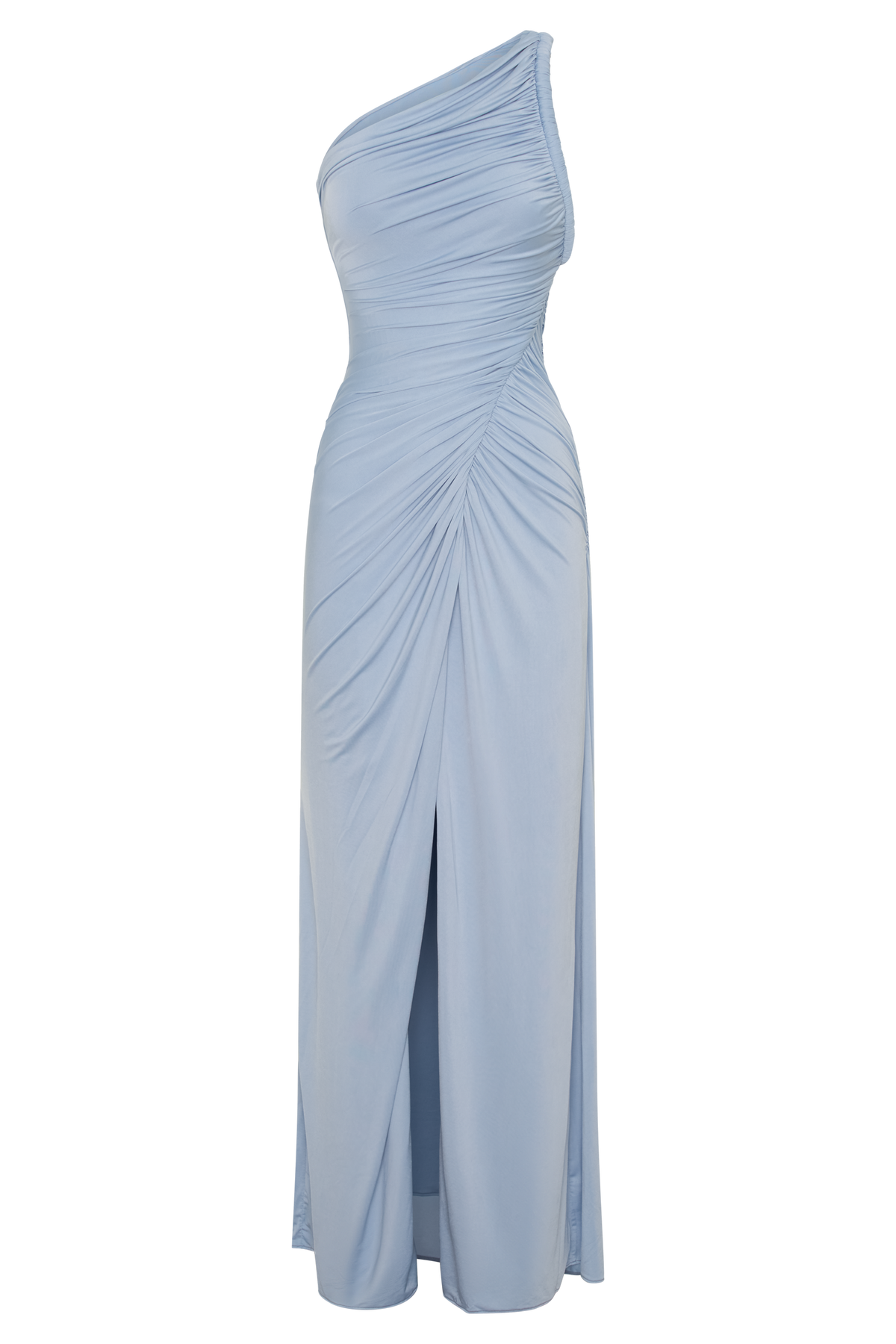Ryn Twisted One Shoulder Maxi Dress - Sky Blue #9