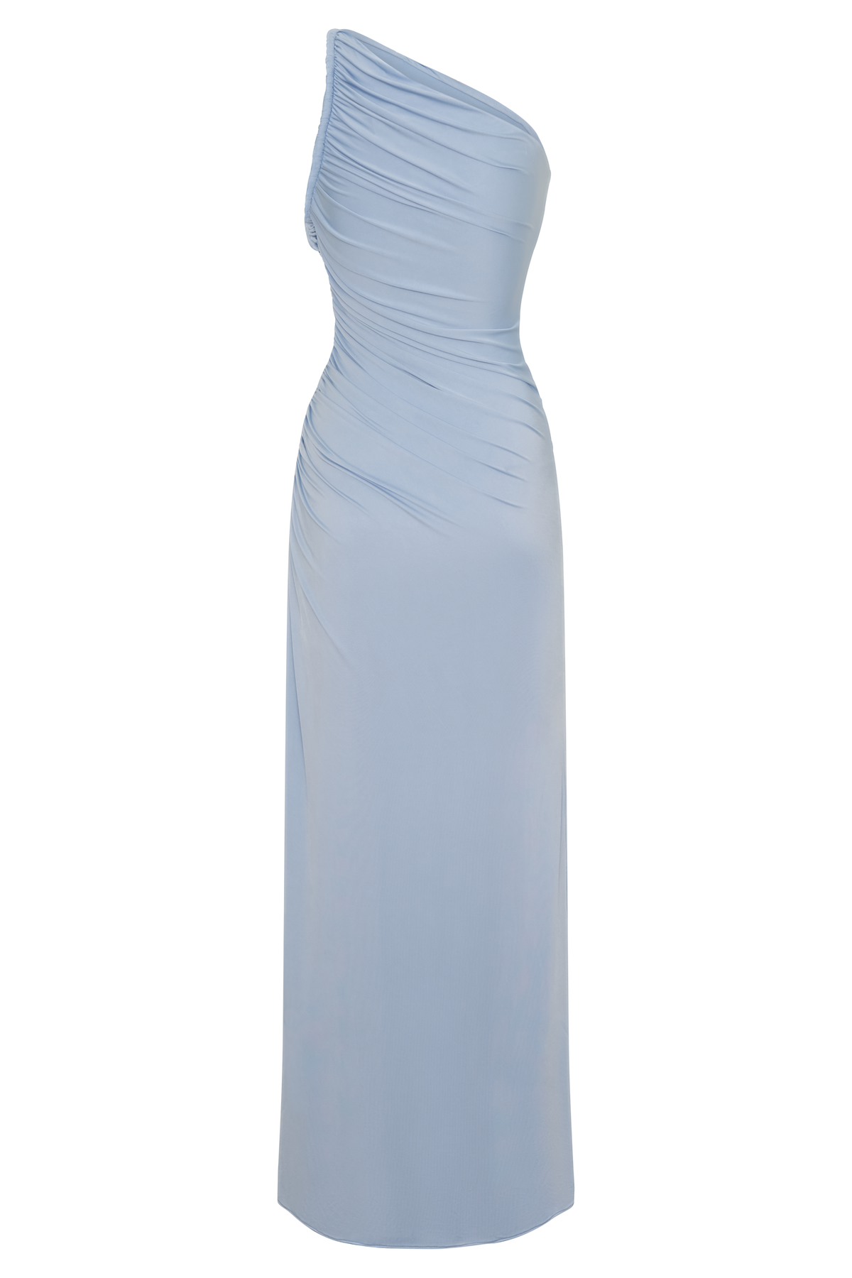 Ryn Twisted One Shoulder Maxi Dress - Sky Blue #8