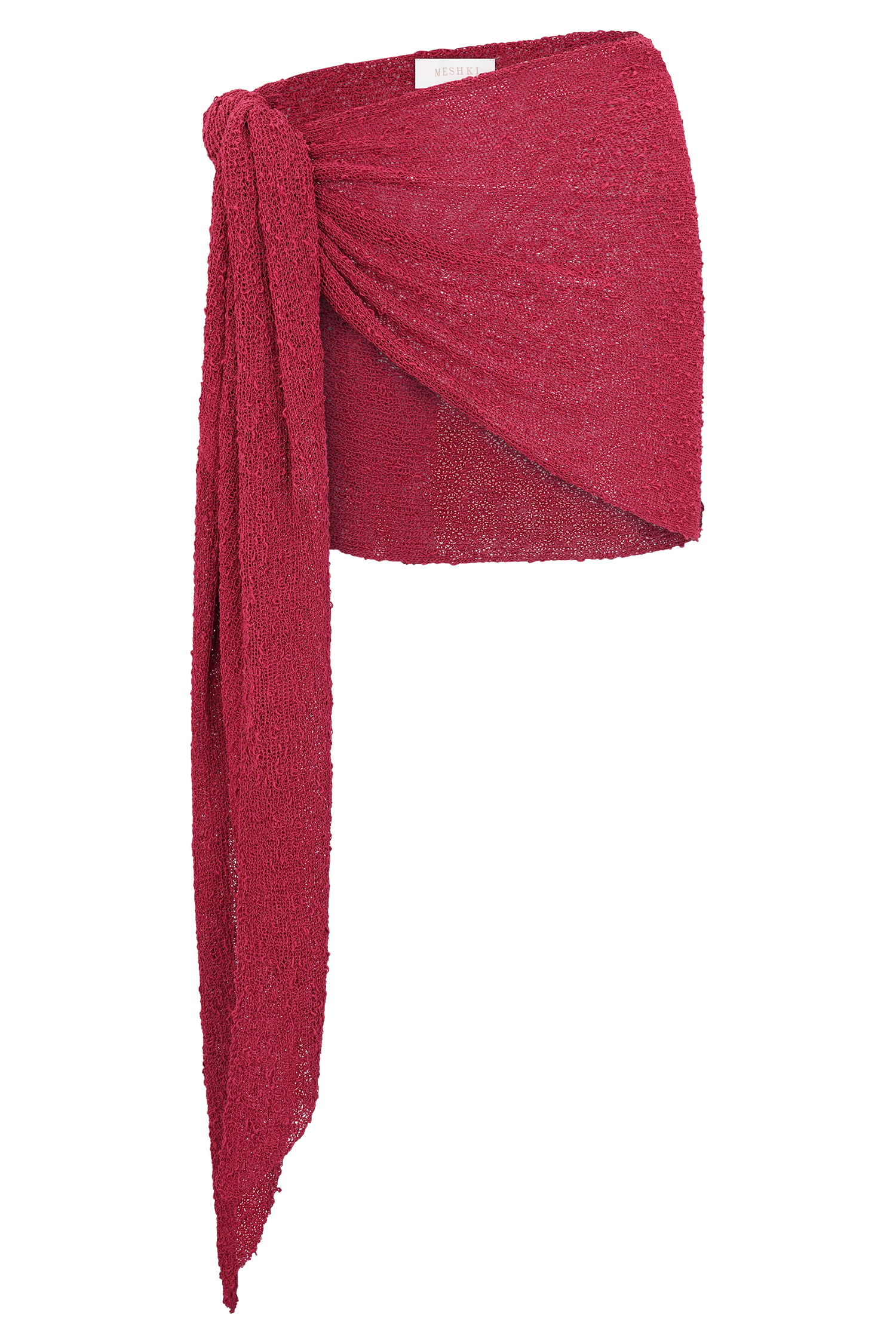 Sammy Boucle Knit Cover Up - Dragonfruit #6