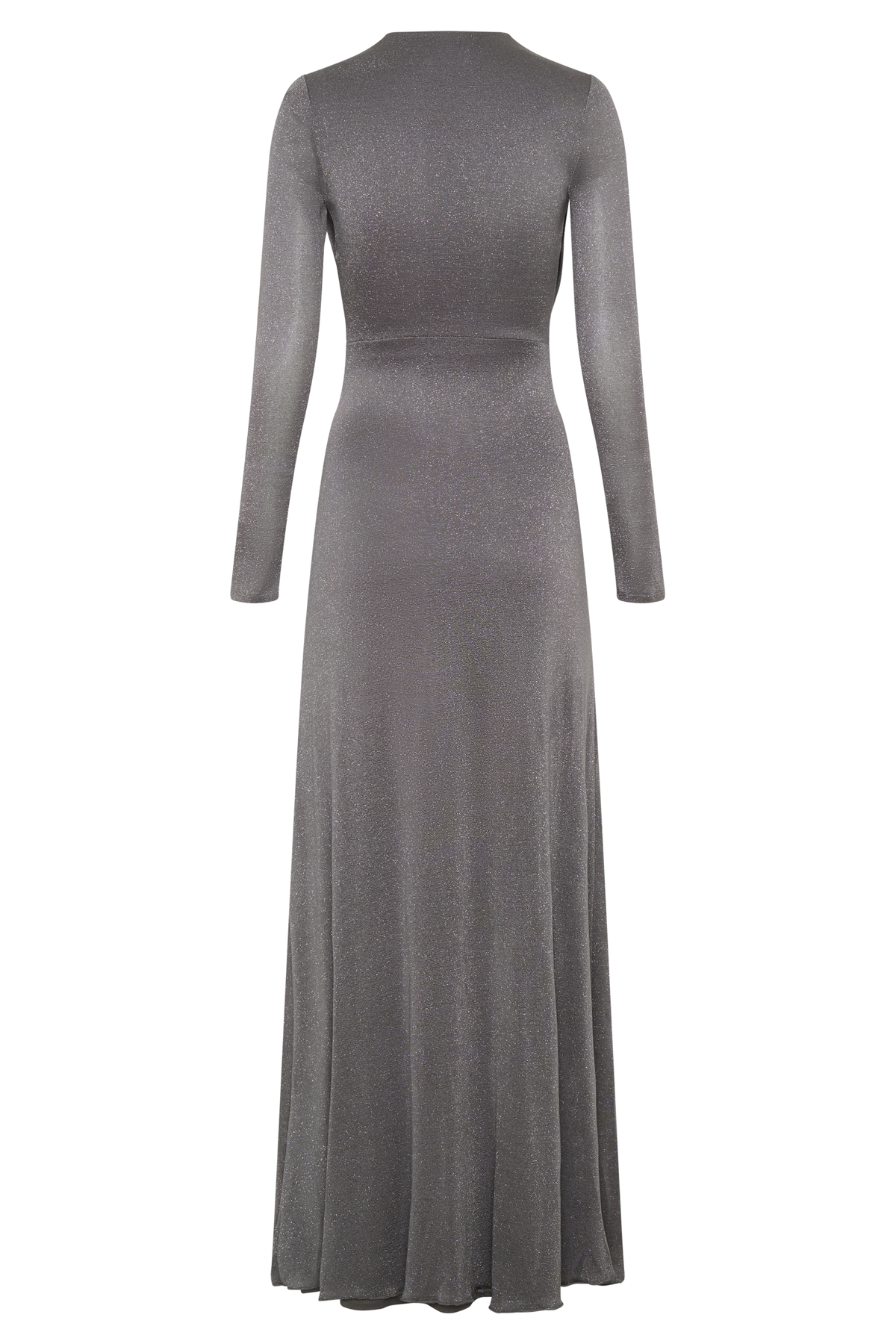 Scarlet Lurex Cowl Maxi Dress - Silver #10