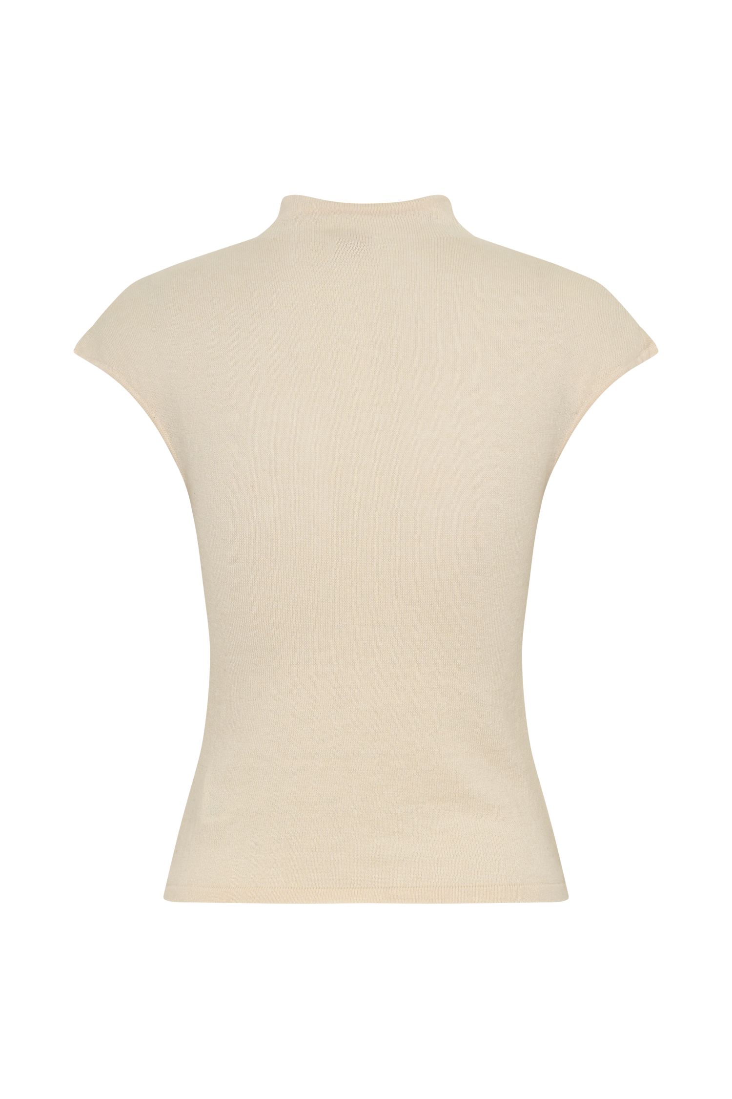 Sonny Short Sleeve Knit Top - Cream #8