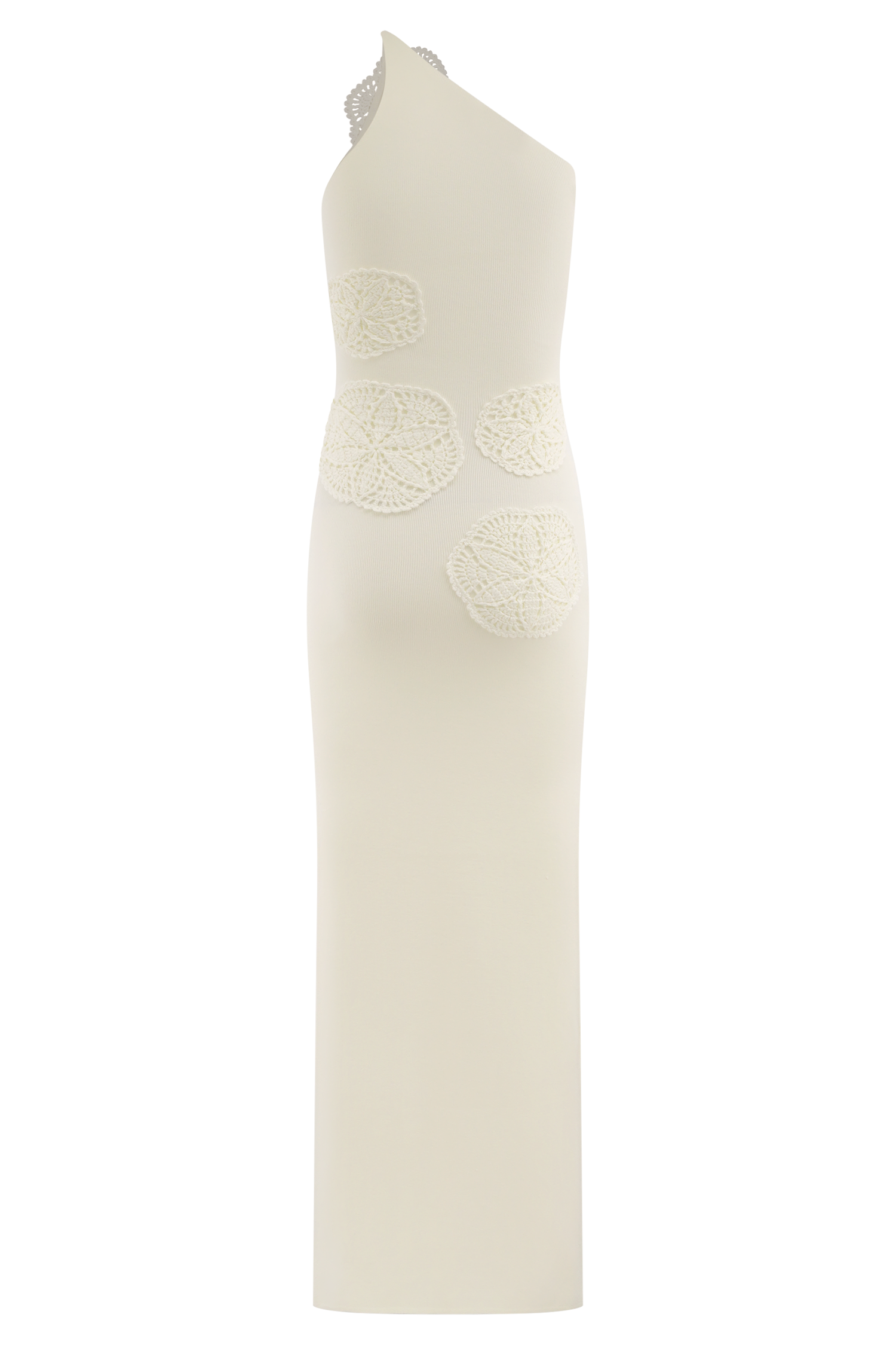Teneika Crochet Knit Maxi Dress - Ivory #6