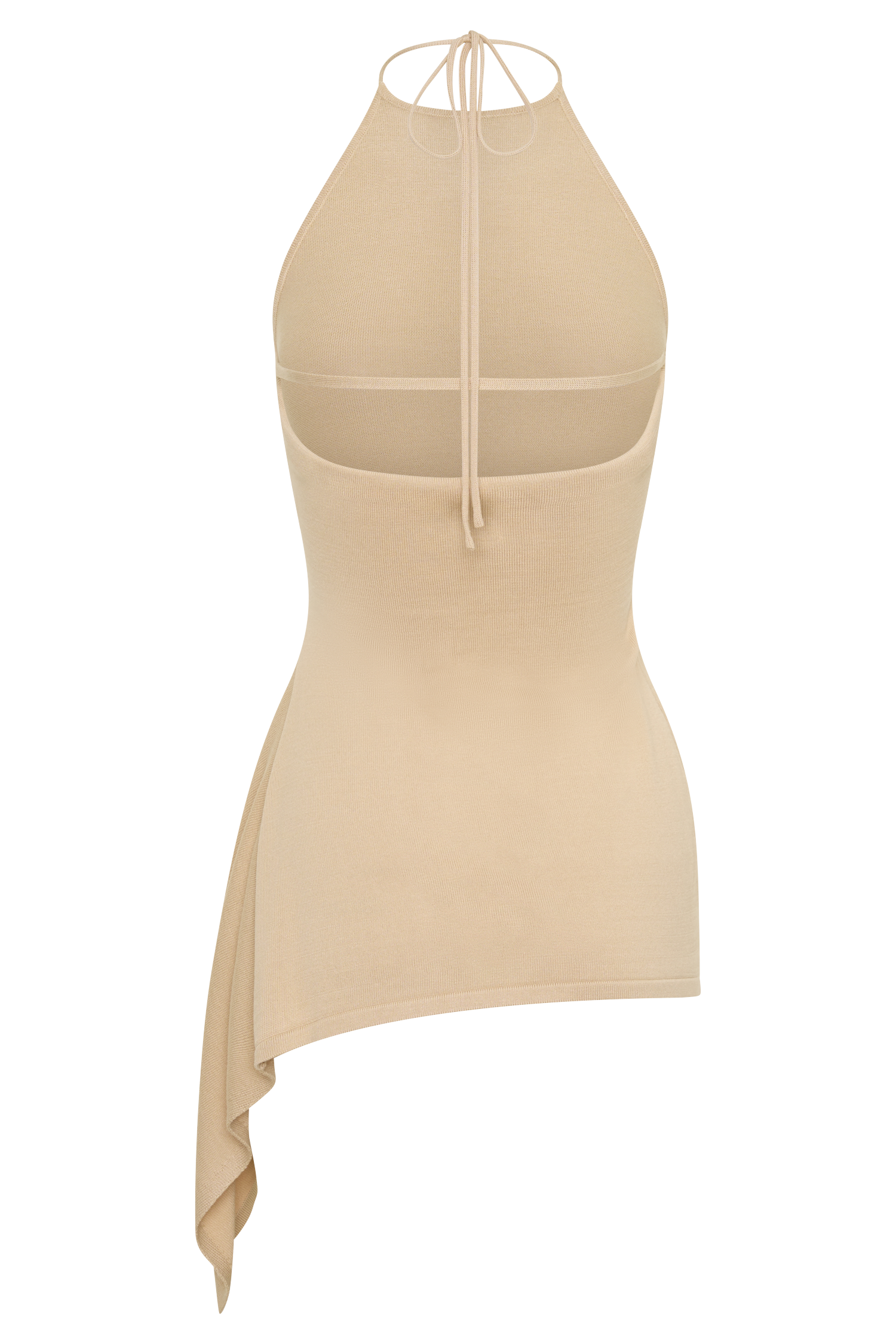 Tula Longline Knit Top - Natural #7