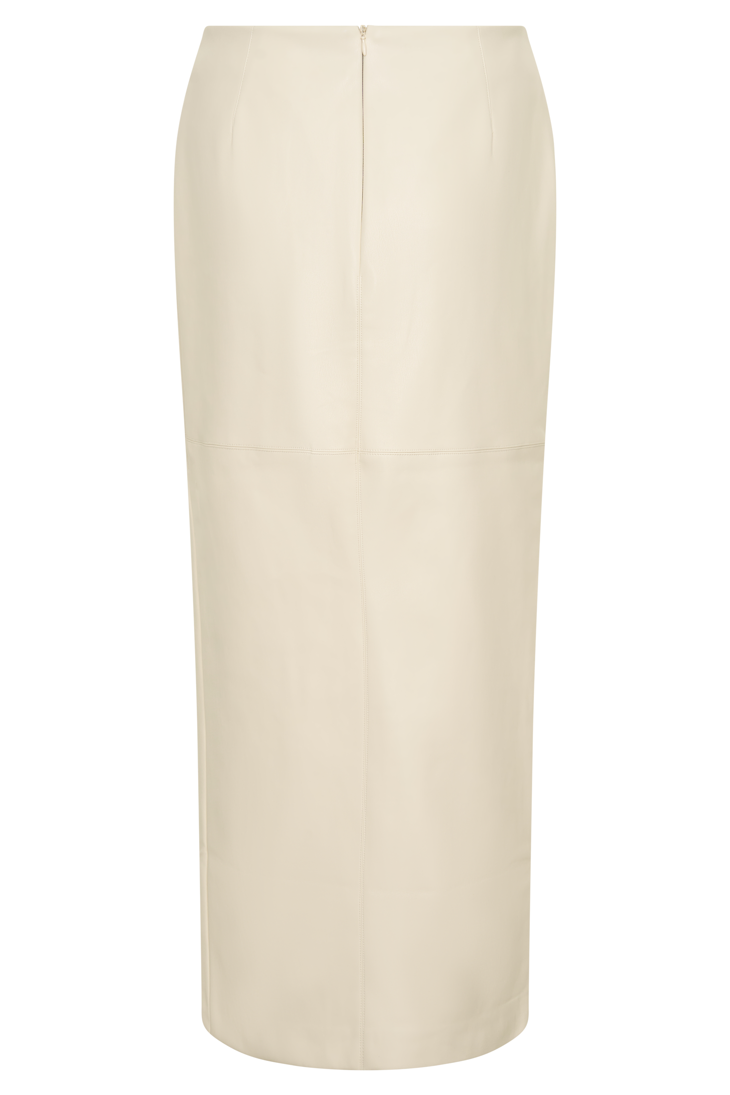 Winslet Faux Leather Maxi Skirt - Bone #11