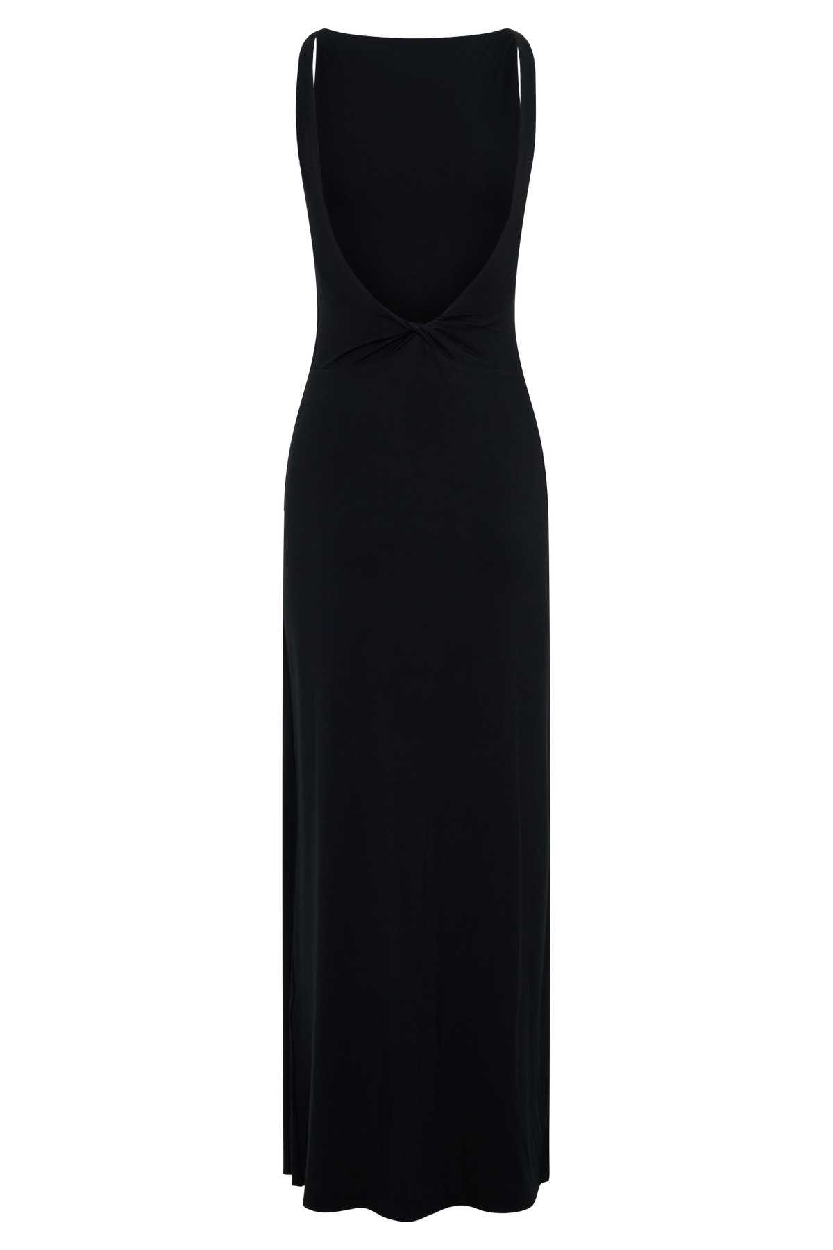 Yura Backless Twist Maxi Dress - Black #8