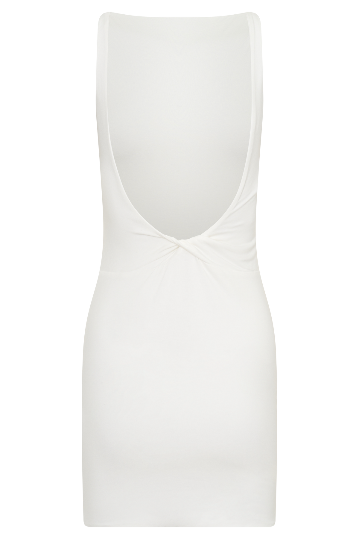 Yura Backless Twist Mini Dress - White #6