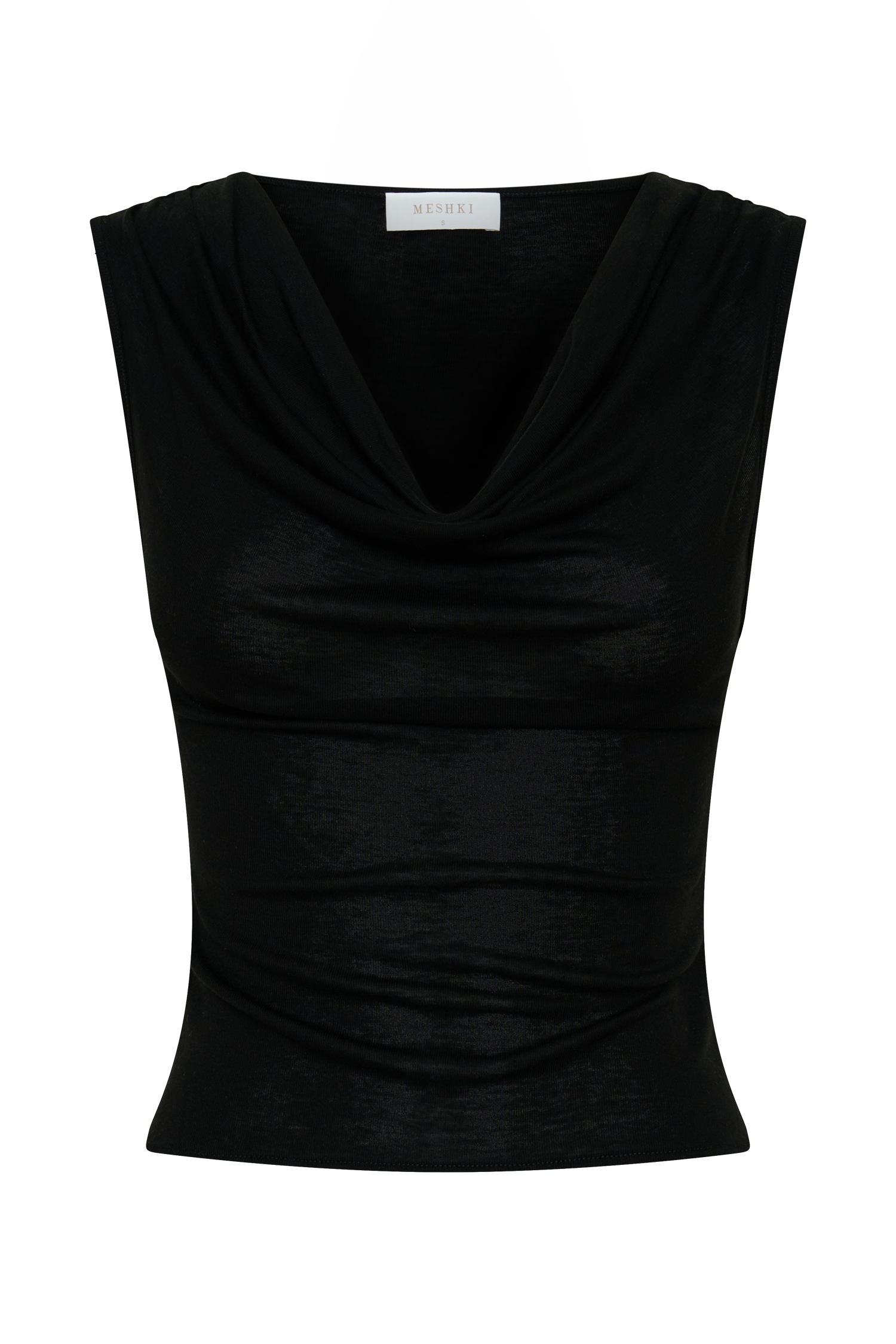 Ciaran Sleeveless Sheer Top - Black #11