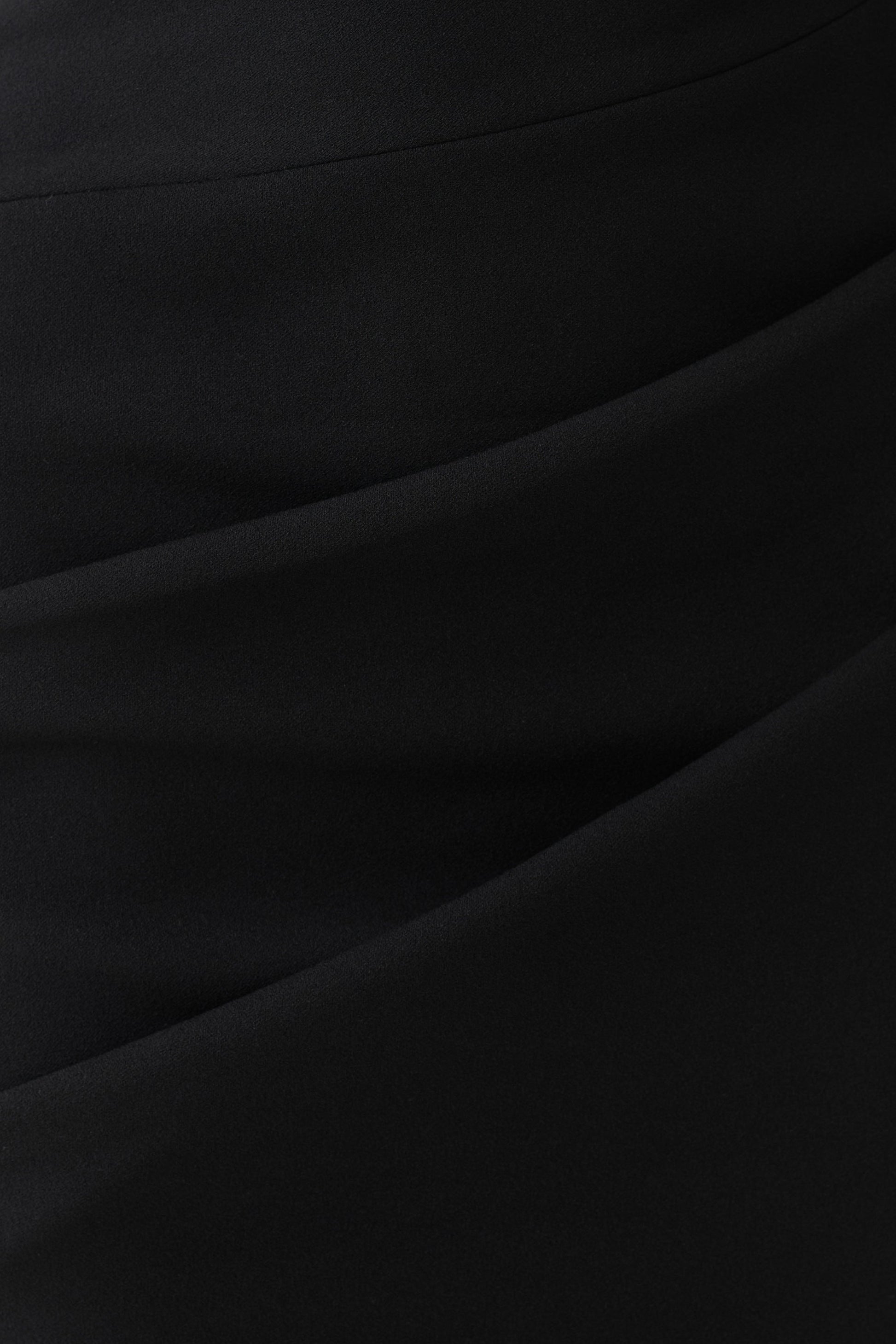 Gracie Halter Maxi Dress - Black #7