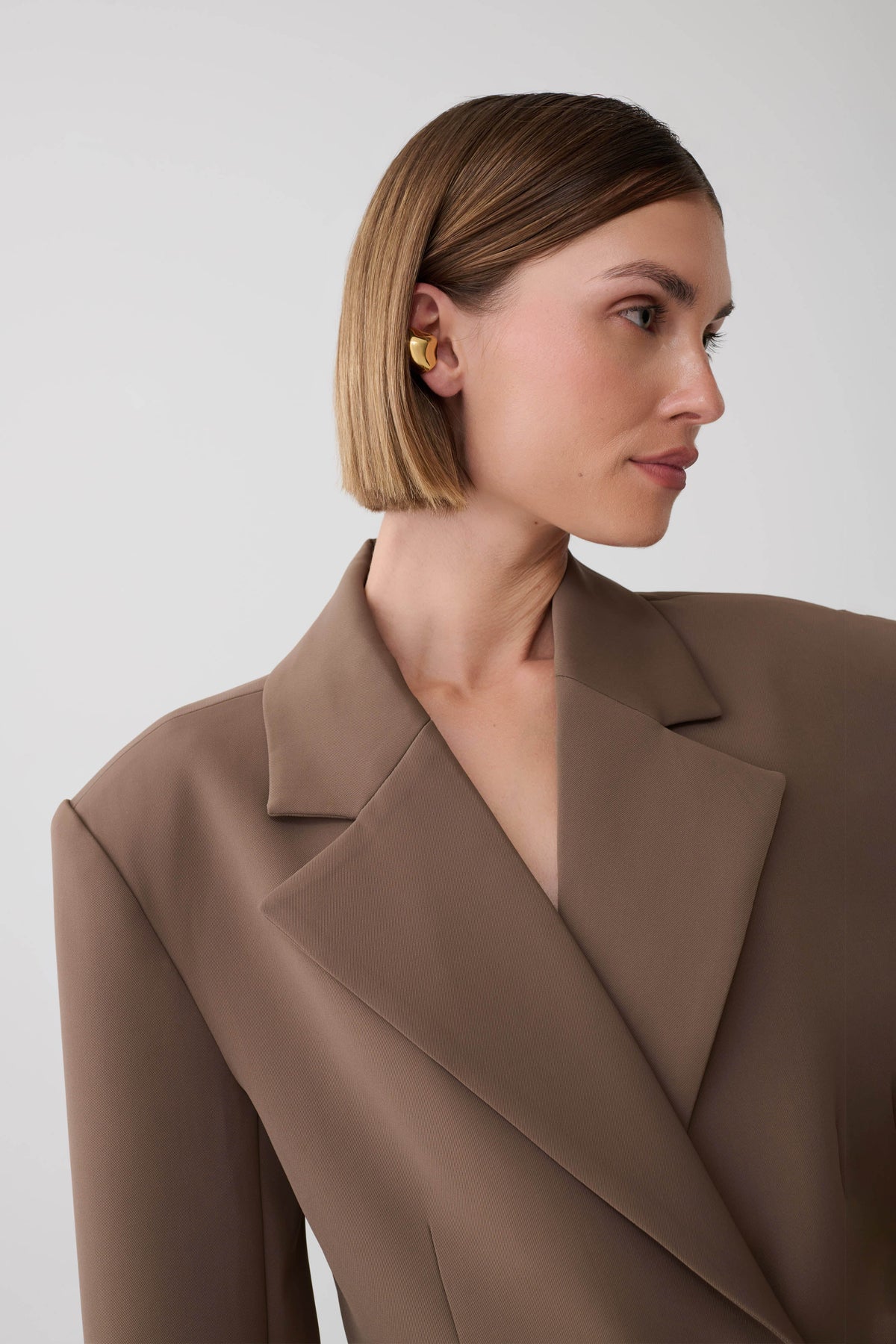 Mateo Oversized Blazer - Cacao Brown #5