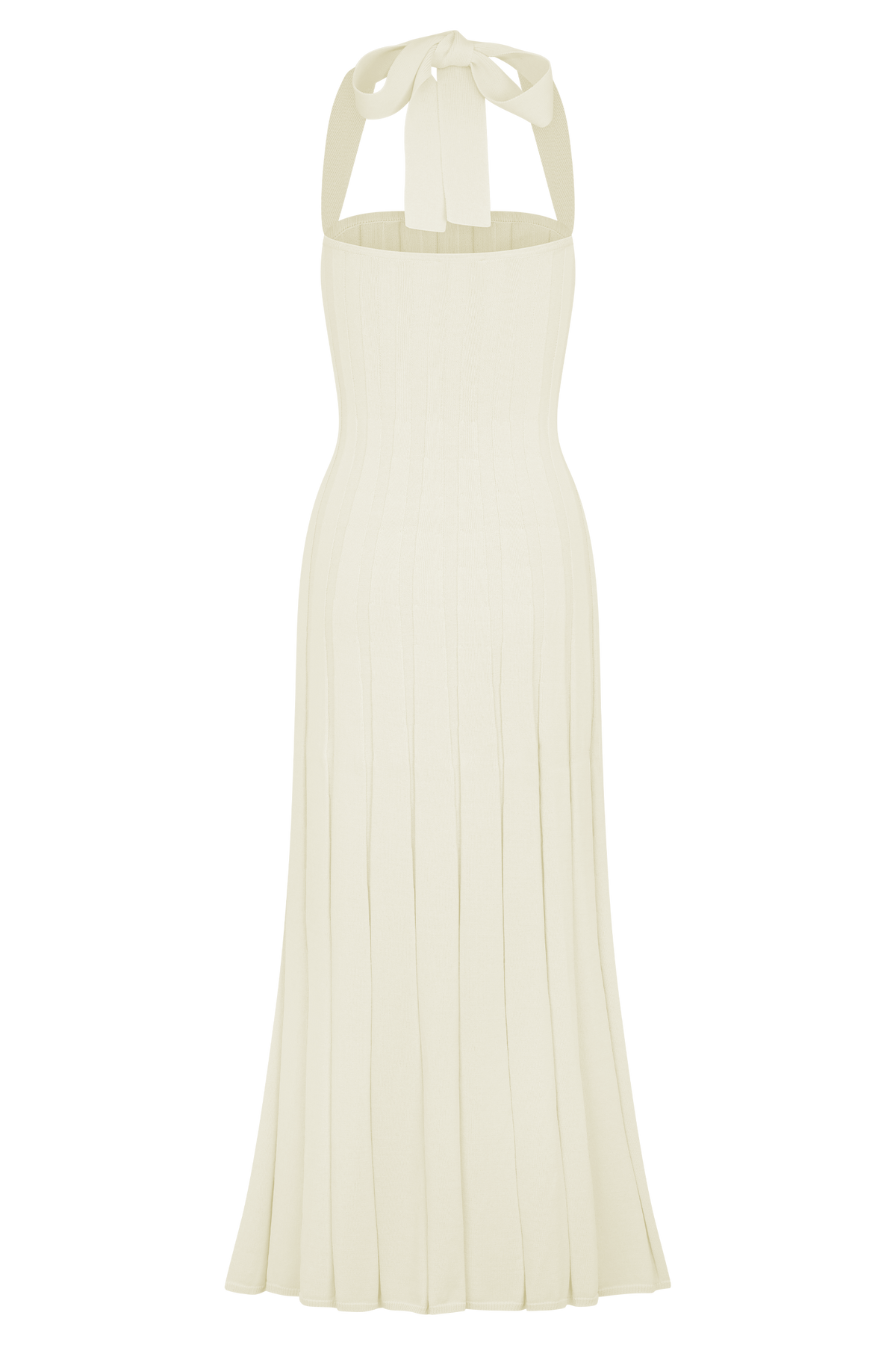 Jacqui Halter Knit Midi Dress - Ivory #6