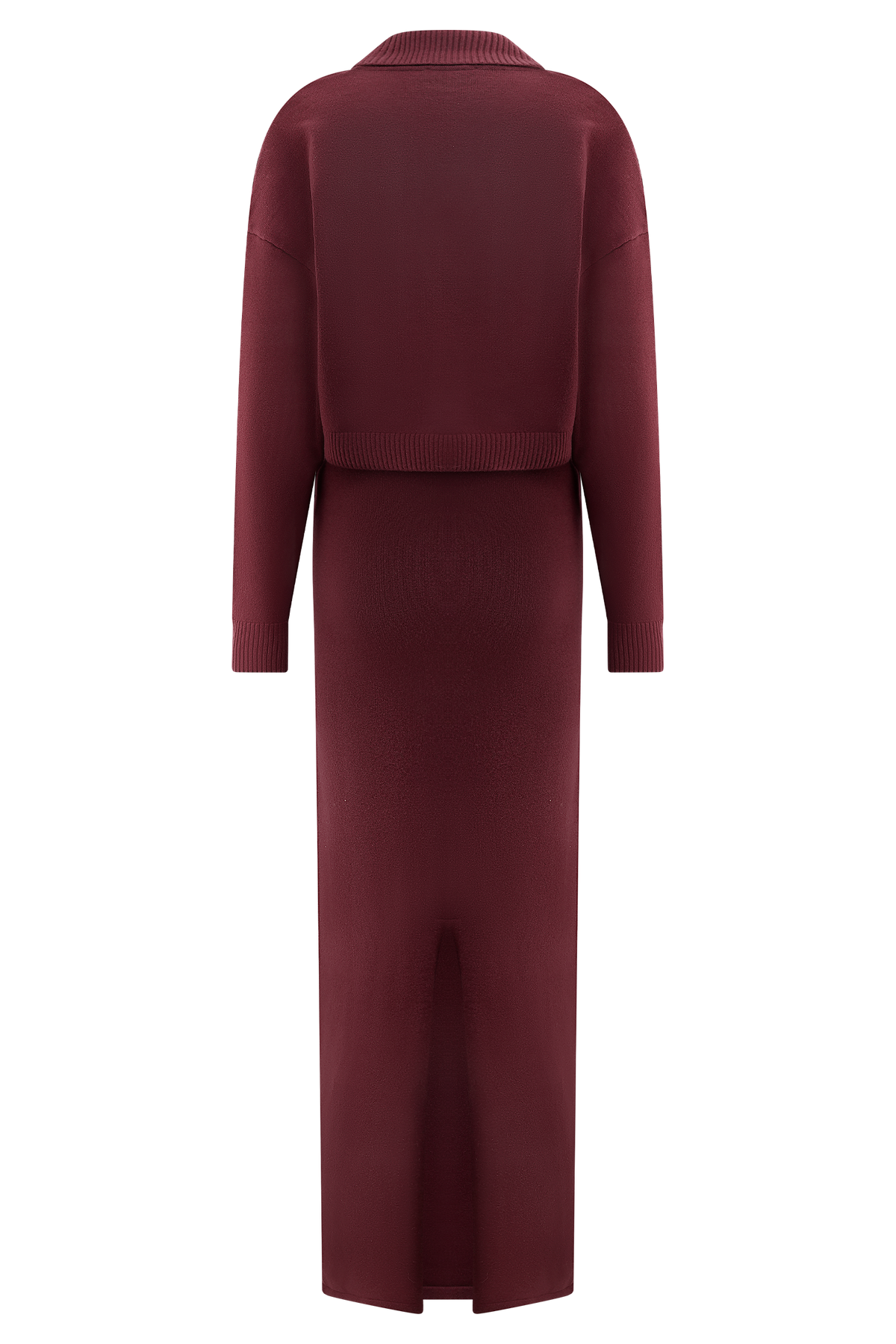 Kingston Knit Maxi Dress - Merlot #10