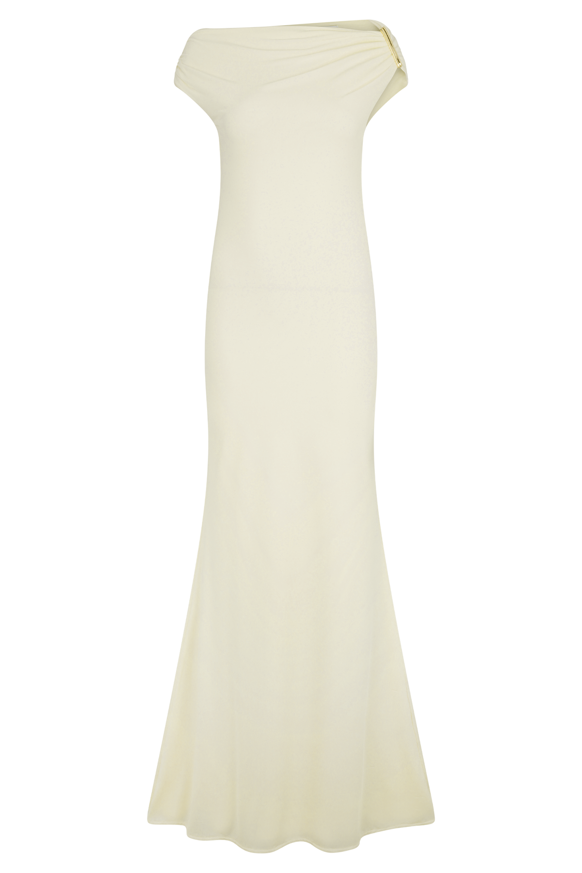 Kinsley Slinky Maxi Dress With Hardware - Ivory #9