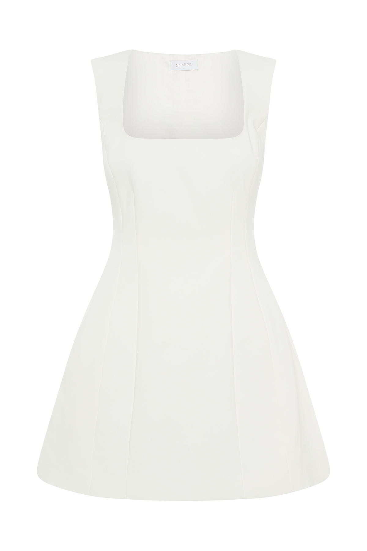 Lysandre Crepe Mini Dress - Ivory #10