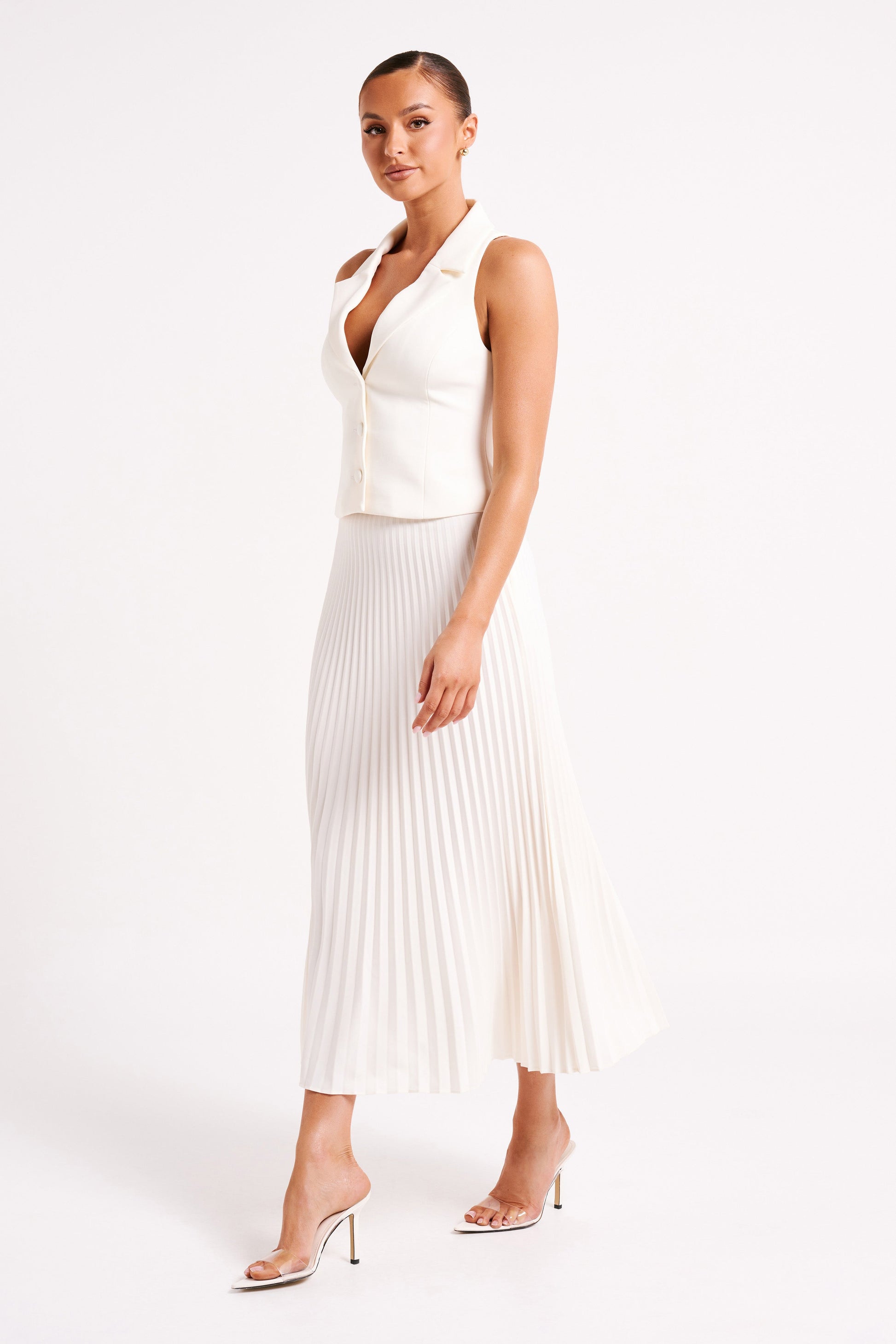 Mura Suiting Vest - Ivory #6