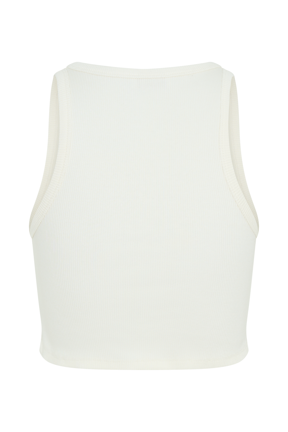 Morgana Ribbed Tank Top - White #8