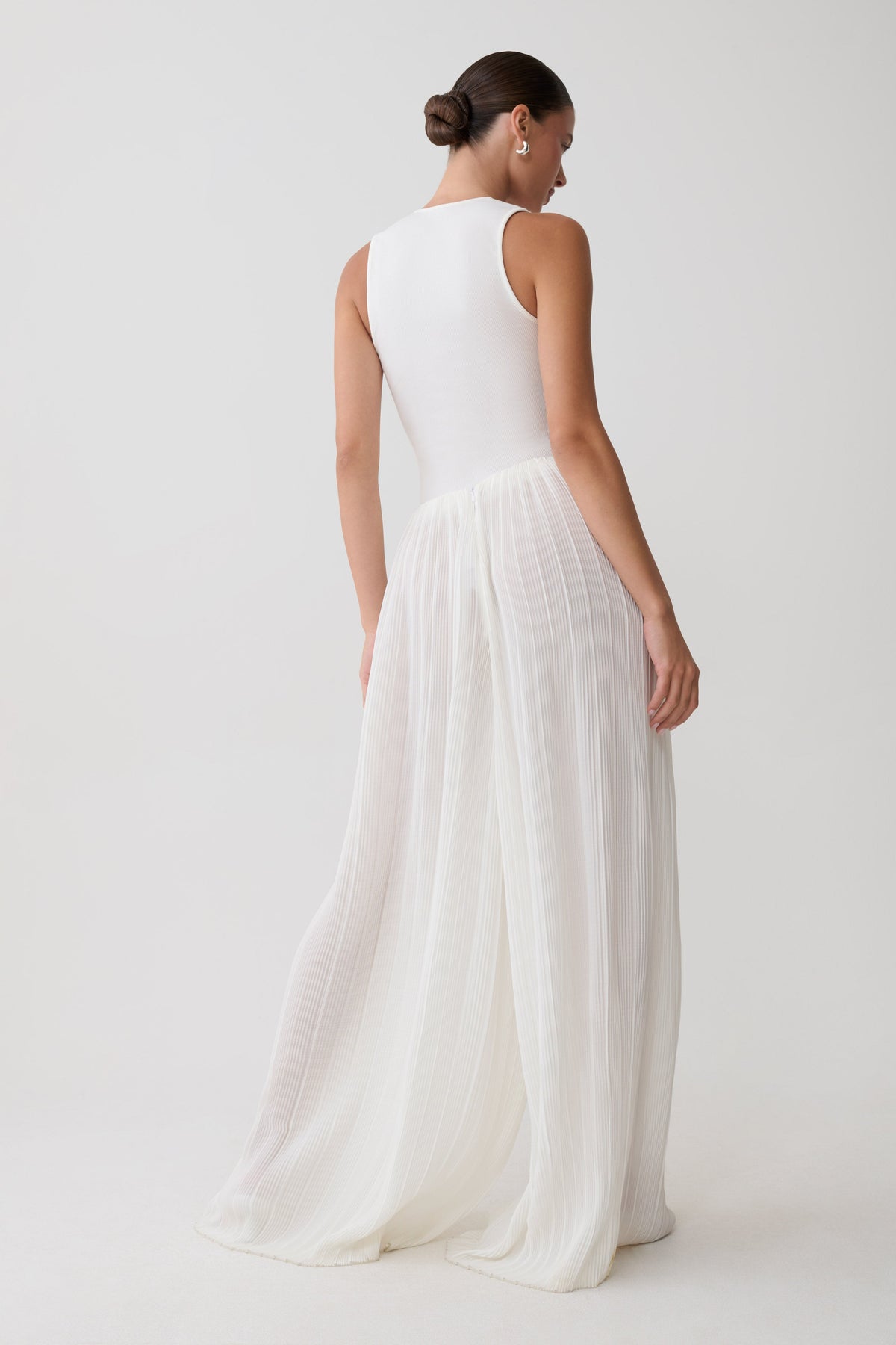 Jonah Plisse Straight Leg Pants - Ivory #4