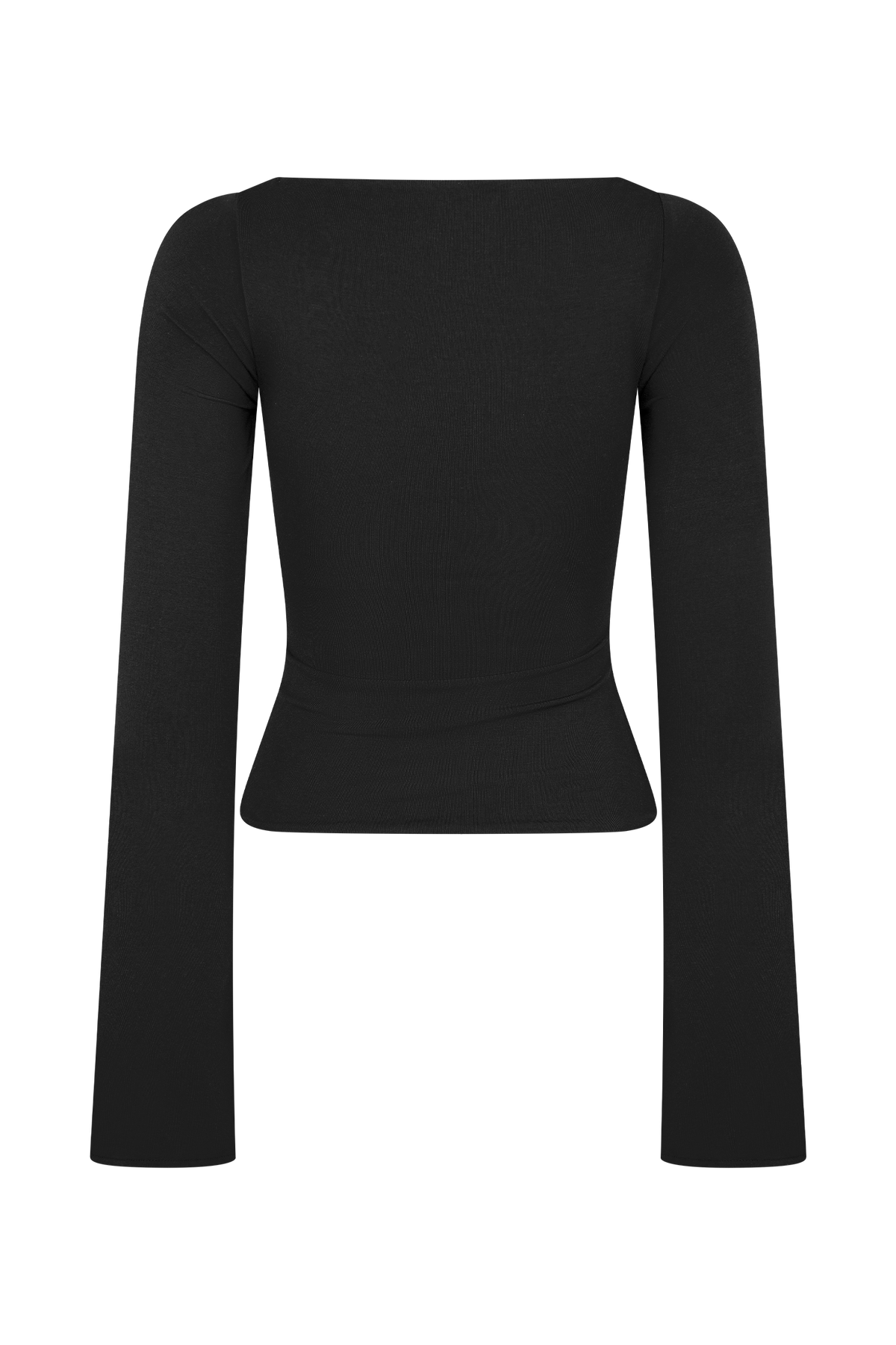 Preston Modal Long Sleeve Top - Black #7
