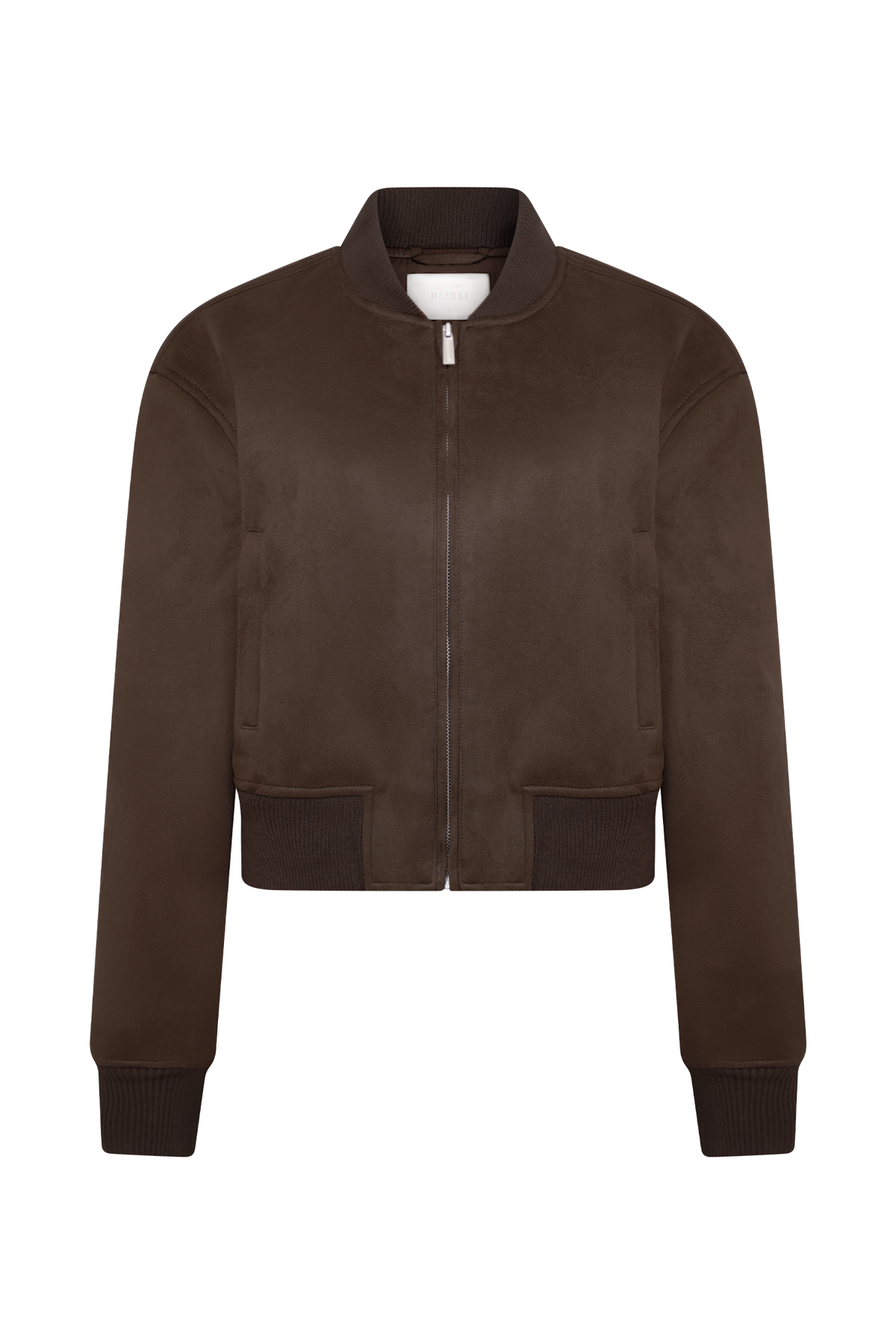 Rudy Suede Bomber Jacket - Chocolate #10