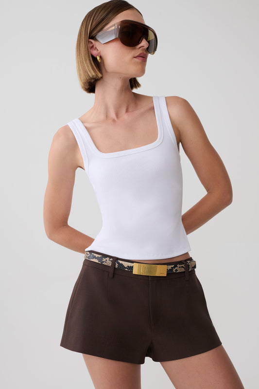 Jennina Mini Short - Chocolate